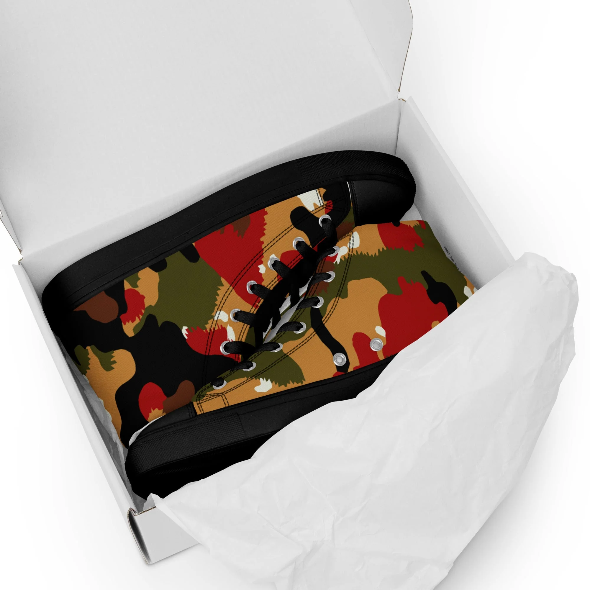 Swiss TAZ 83 Alpenflage CAMO Mens High-Top Canvas Shoes - Image 6