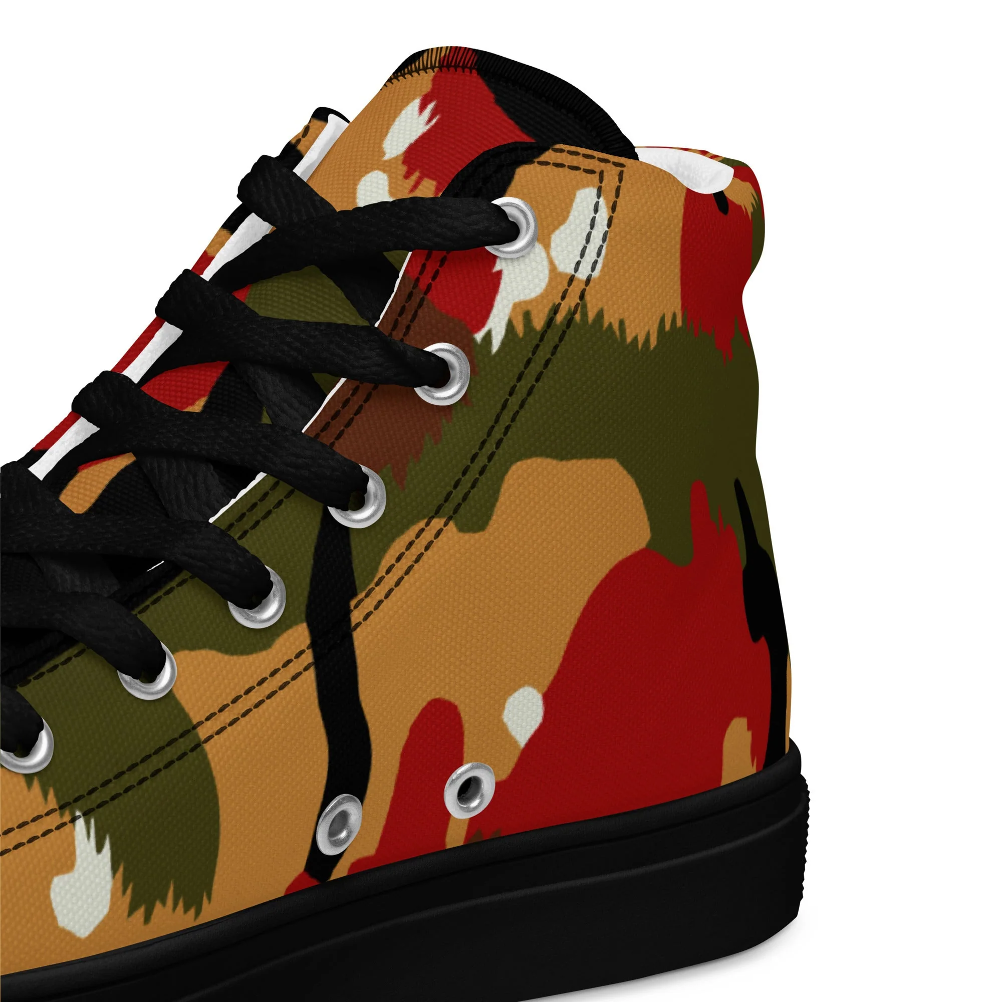 Swiss TAZ 83 Alpenflage CAMO Mens High-Top Canvas Shoes - Image 7