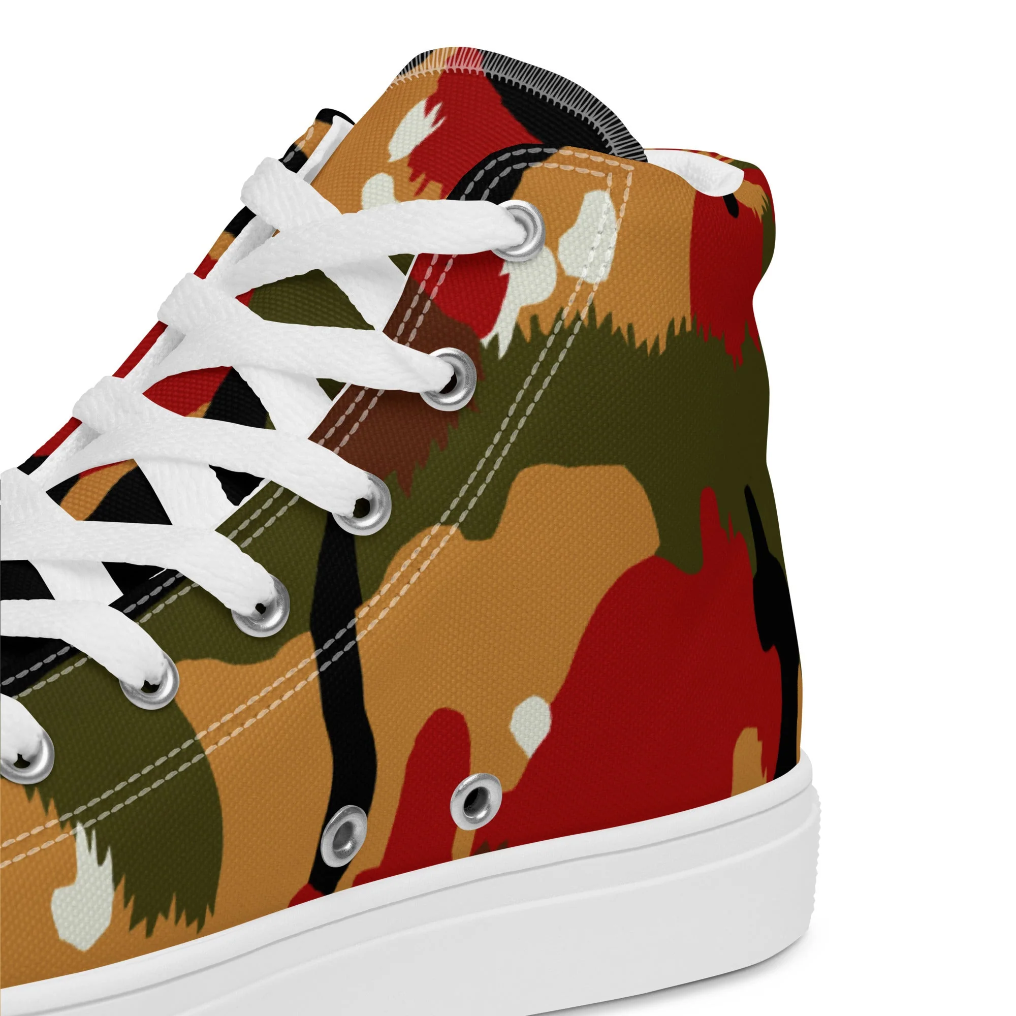 Swiss TAZ 83 Alpenflage CAMO Mens High-Top Canvas Shoes - Image 8