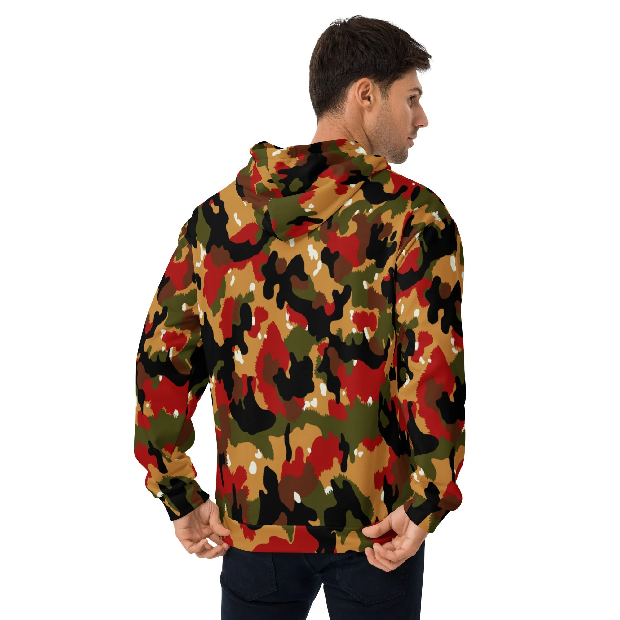 Swiss TAZ 83 Alpenflage CAMO Unisex Hoodie - Image 3