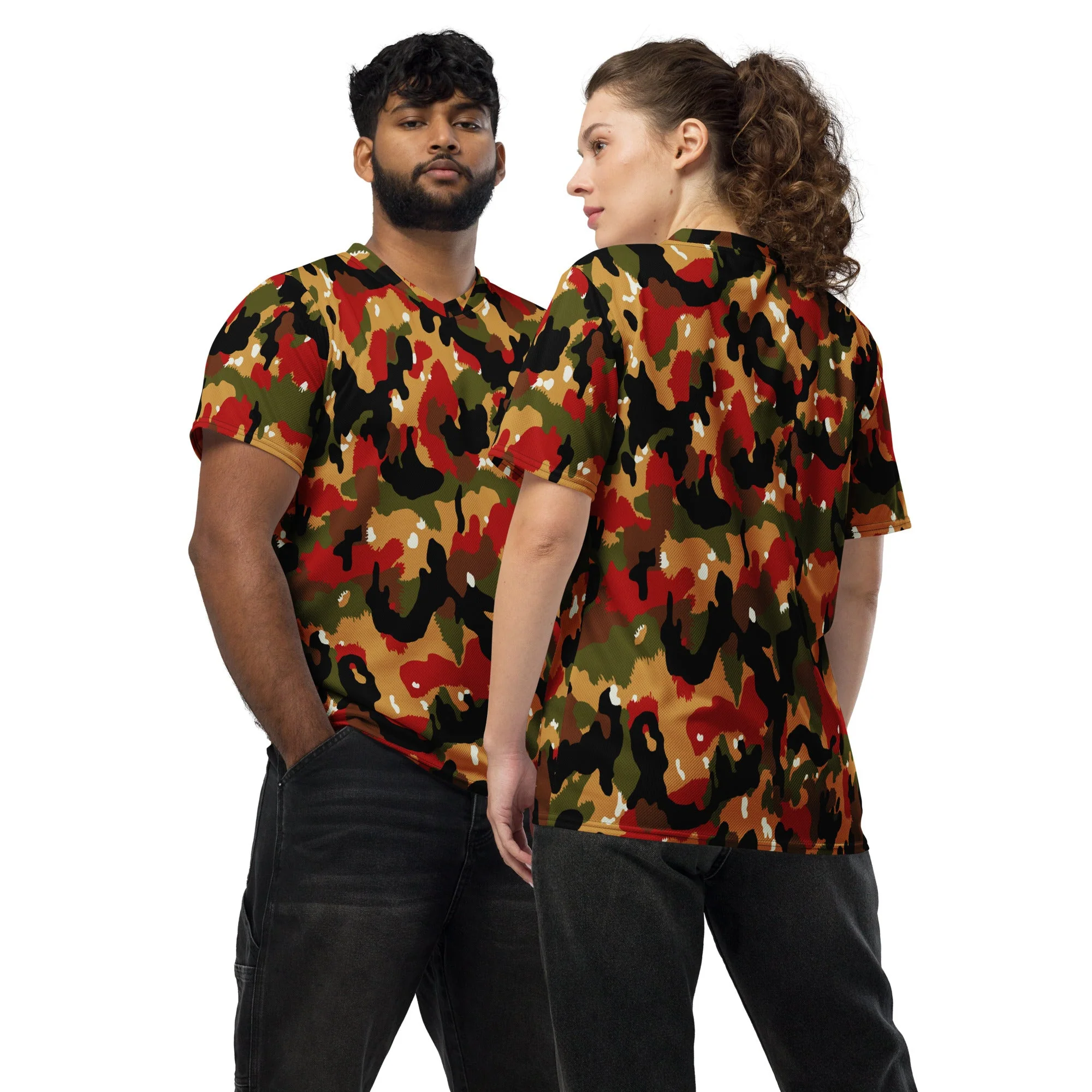 Swiss TAZ 83 Alpenflage CAMO Unisex Sports Jersey