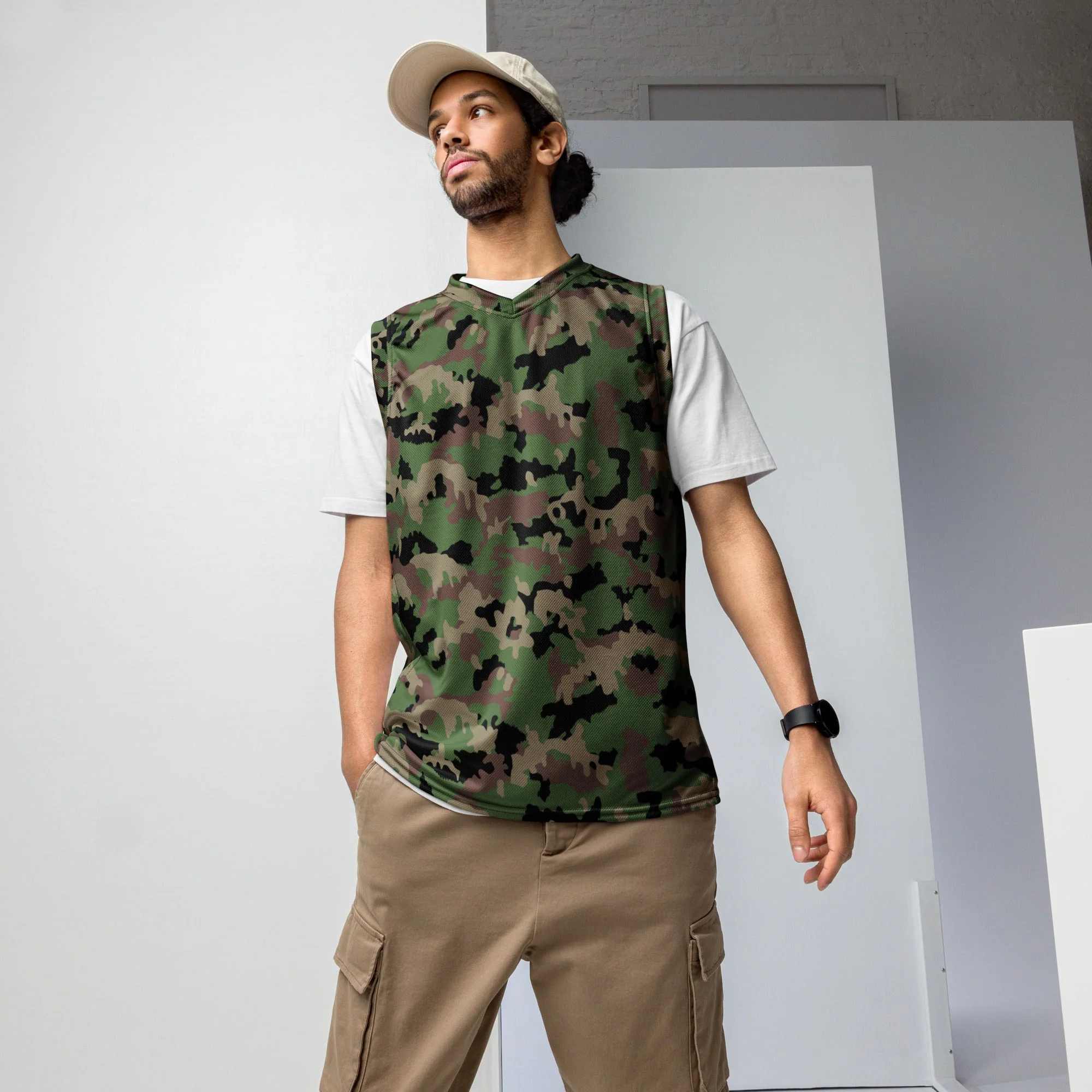 Swiss TAZ 90 CAMO Unisex Basketball Jersey