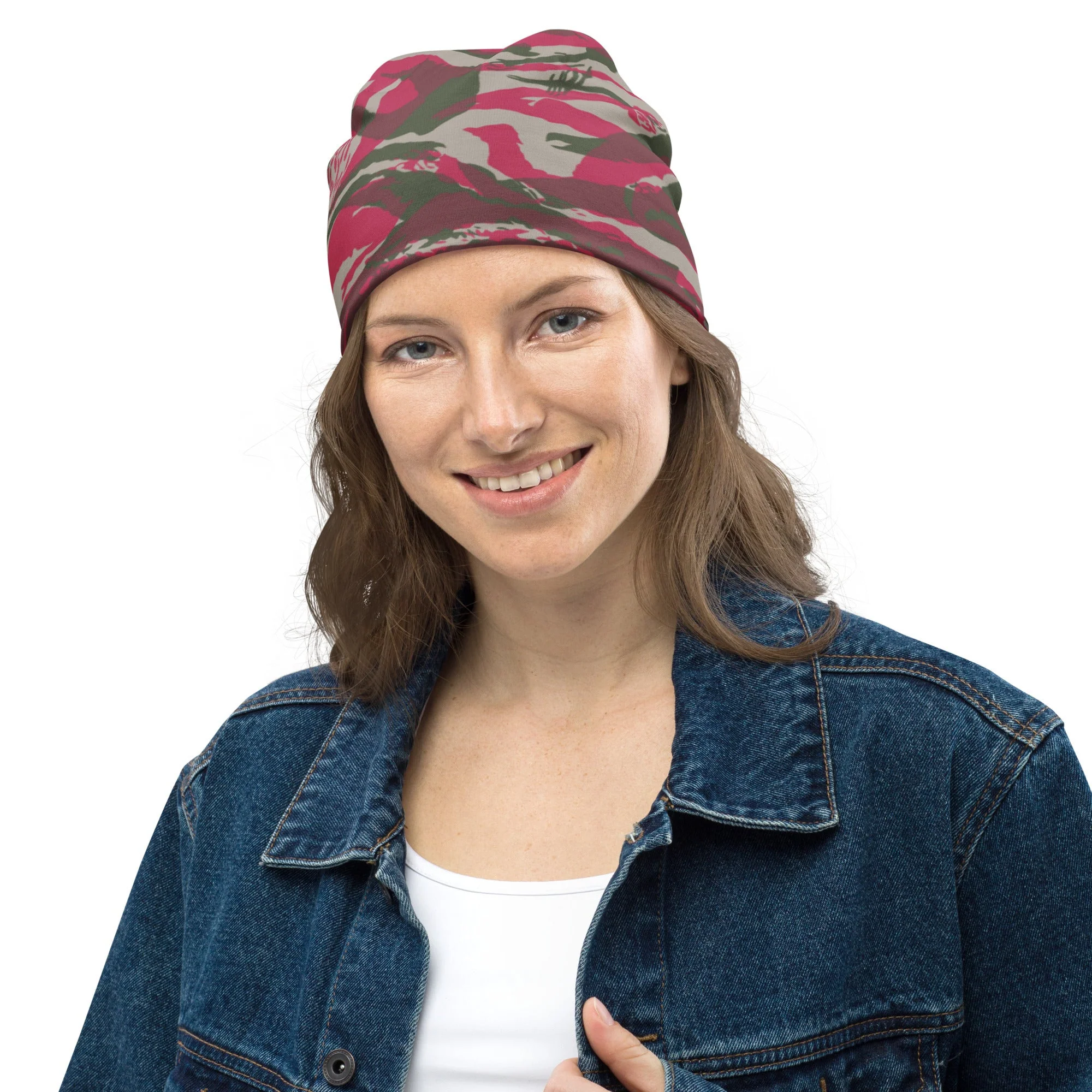 Syrian Lizard Red CAMO Beanie - Image 6