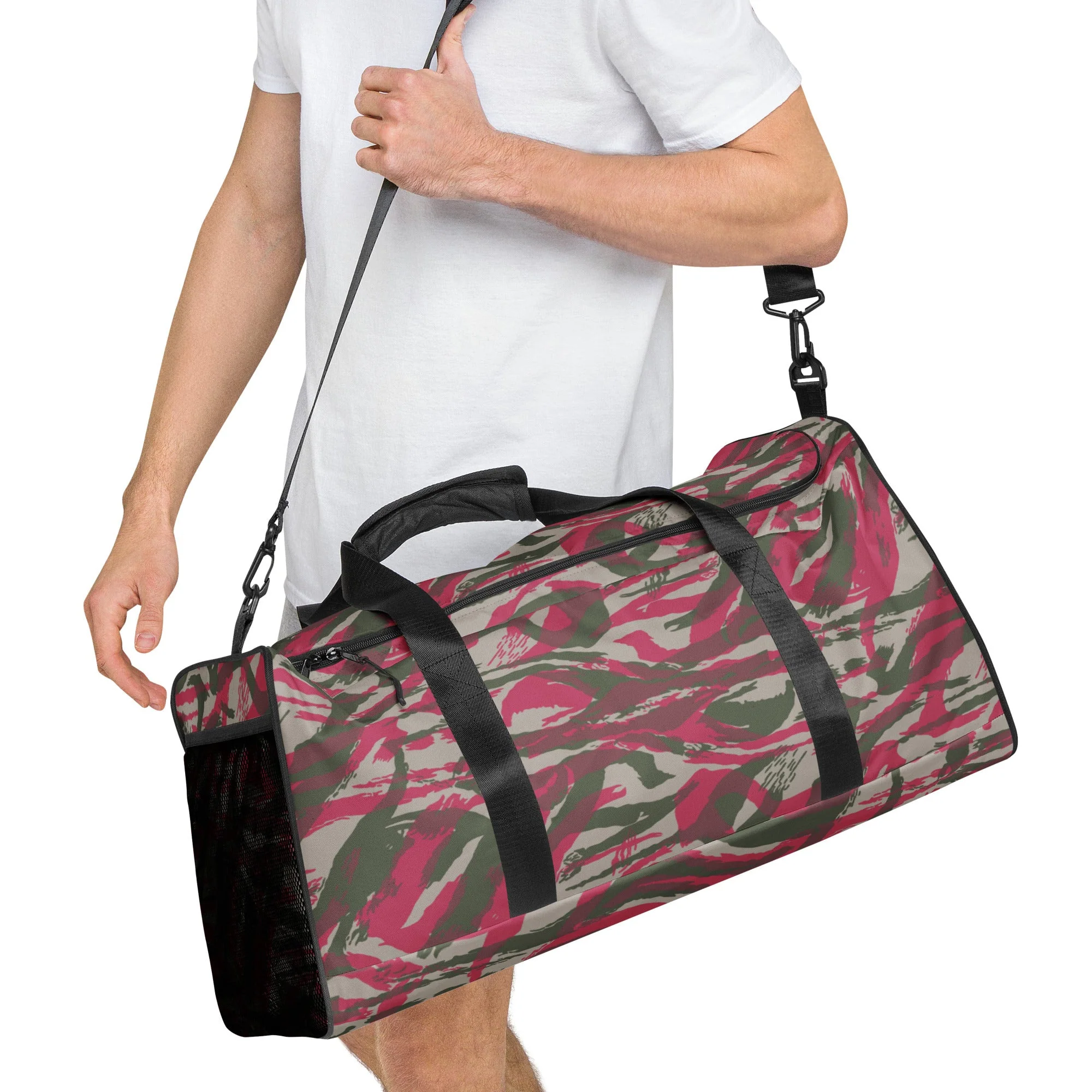 Syrian Lizard Red CAMO Duffle Bag