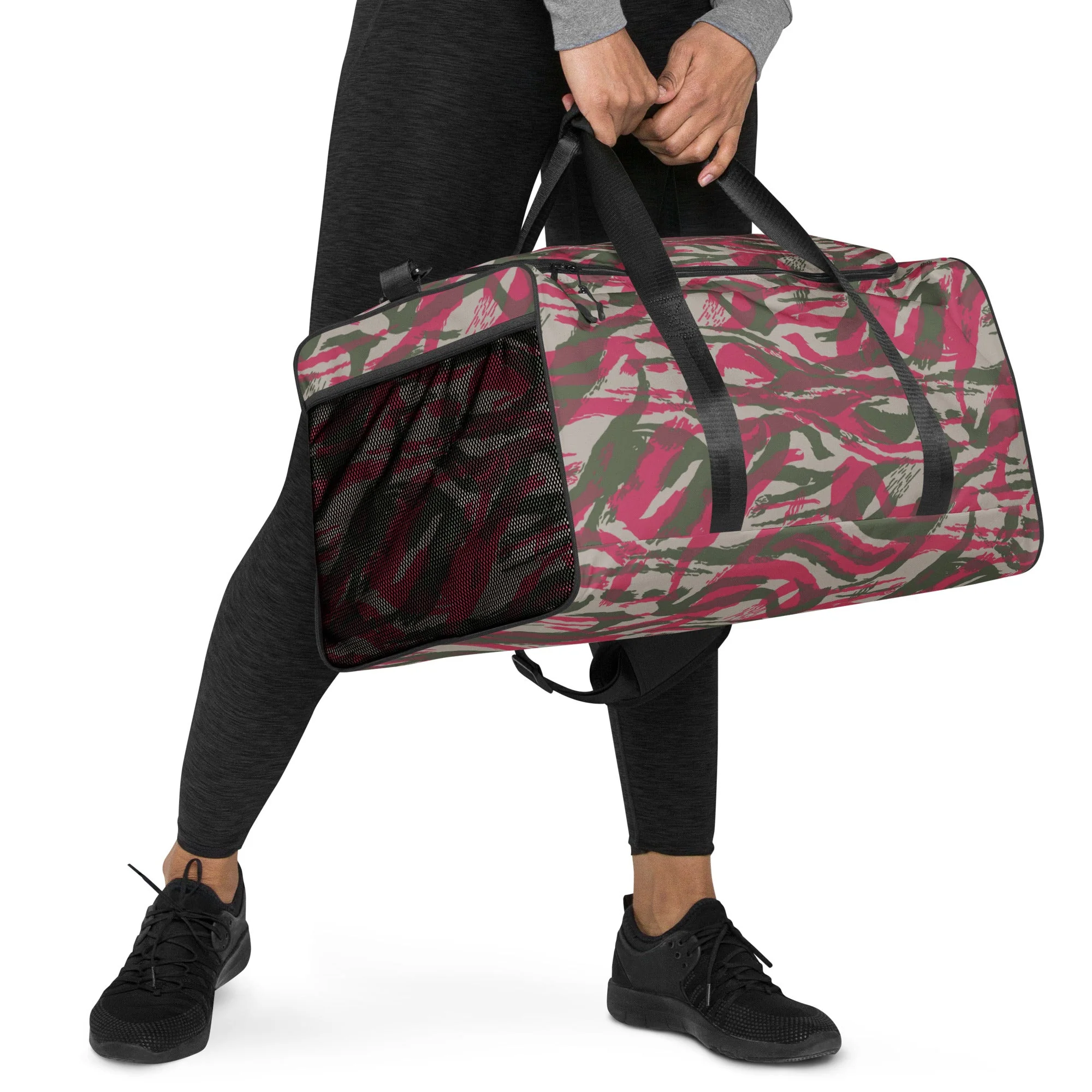 Syrian Lizard Red CAMO Duffle Bag - Image 4
