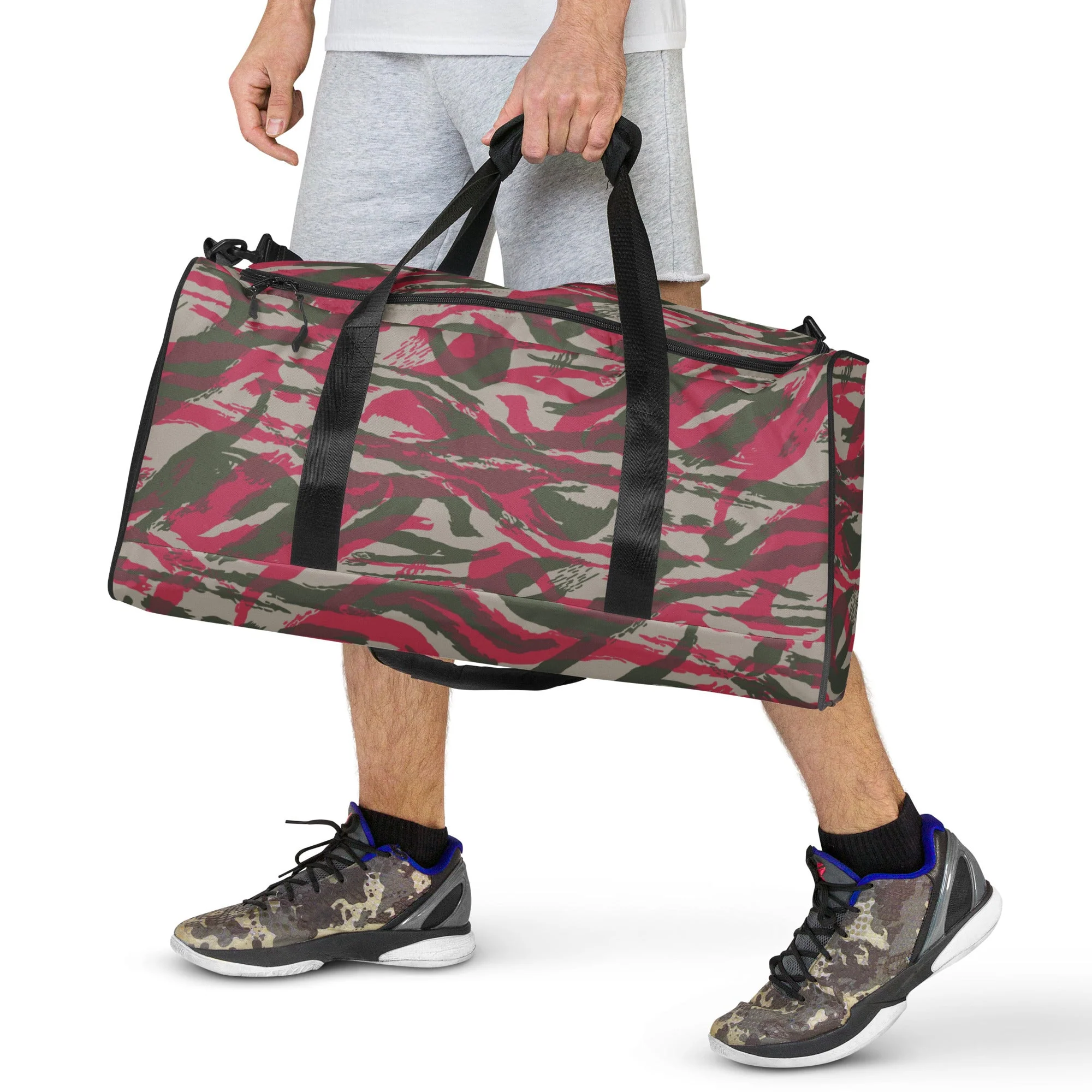 Syrian Lizard Red CAMO Duffle Bag - Image 6
