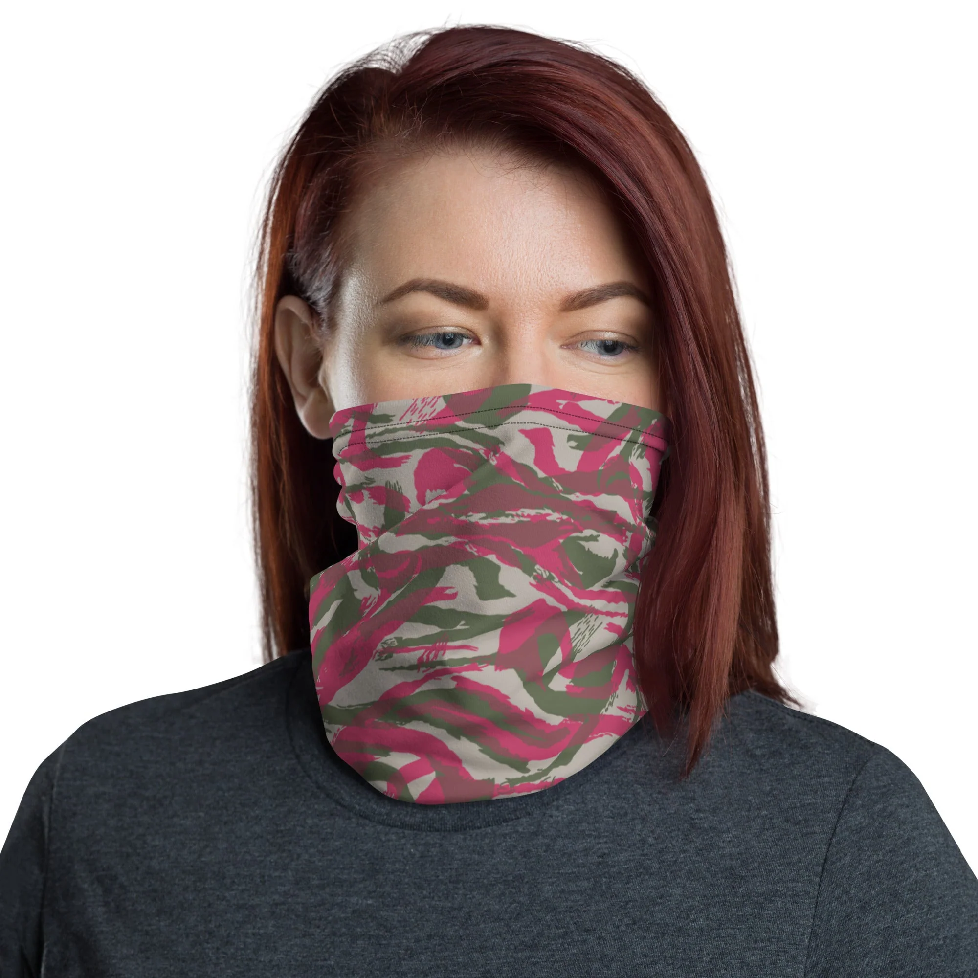 Syrian Lizard Red CAMO Neck Gaiter - Image 4