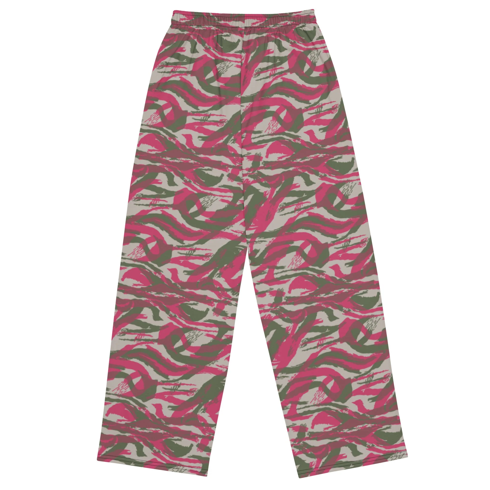Syrian Lizard Red CAMO Unisex Wide-Leg Leisure Pants - Image 10
