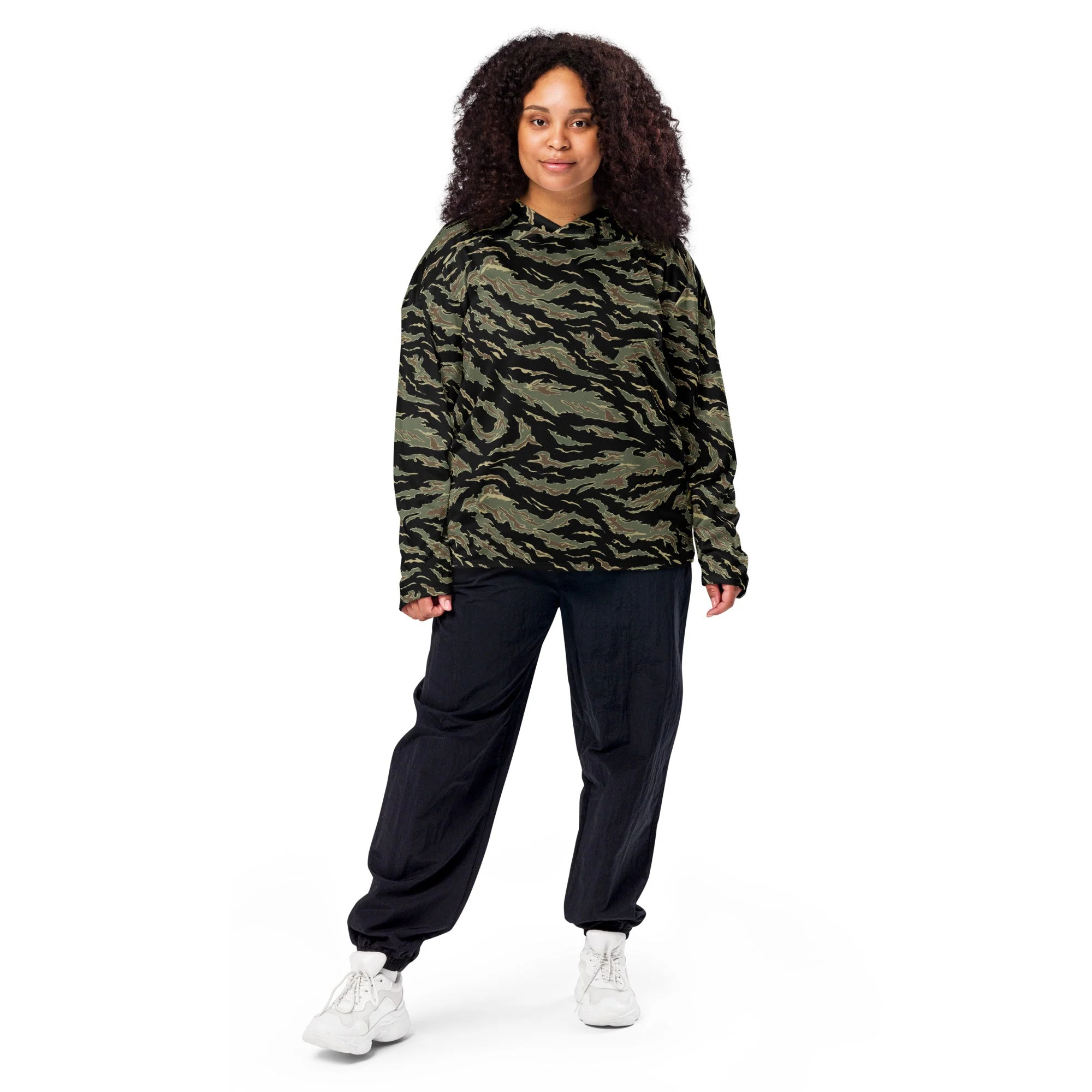Thailand “Tadpole” (TSP) Tiger Stripe CAMO Unisex Hockey Fan Jersey - Image 3