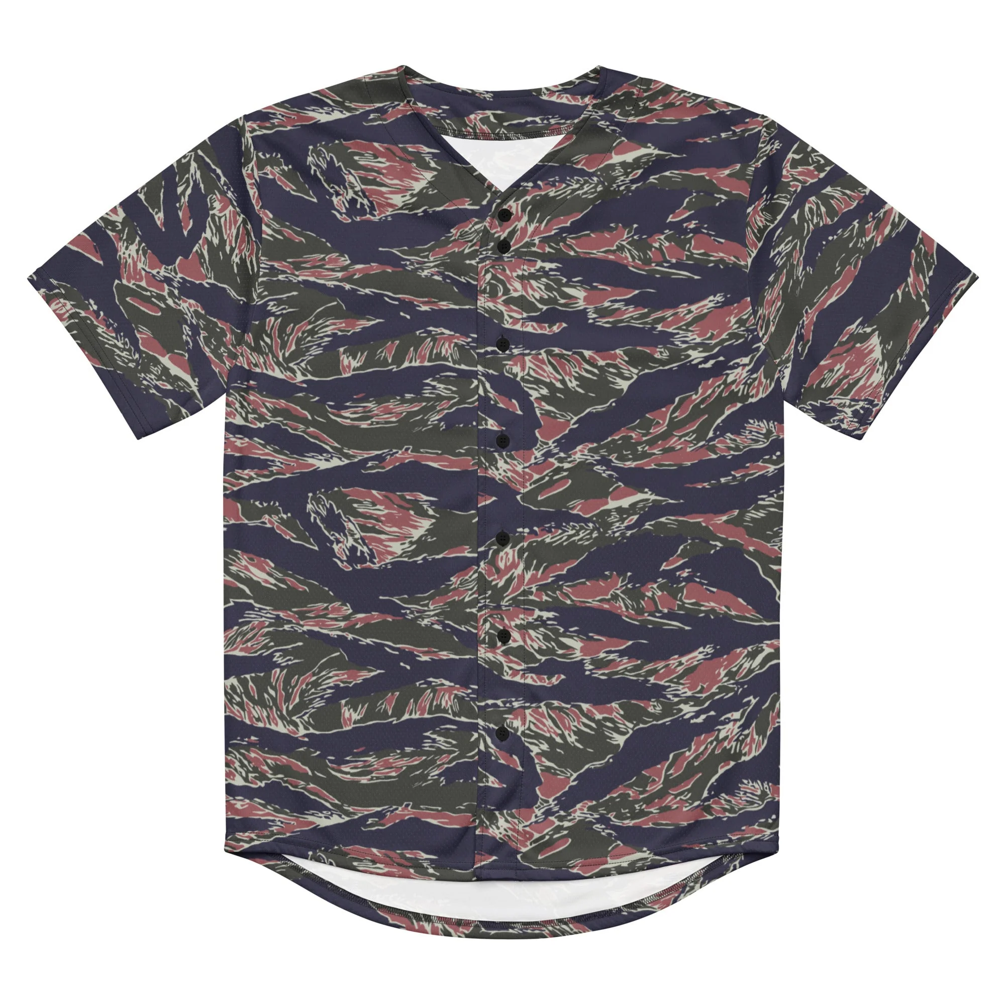 Thailand Tiger Stripe CAMO Unisex Baseball Jersey - Image 5