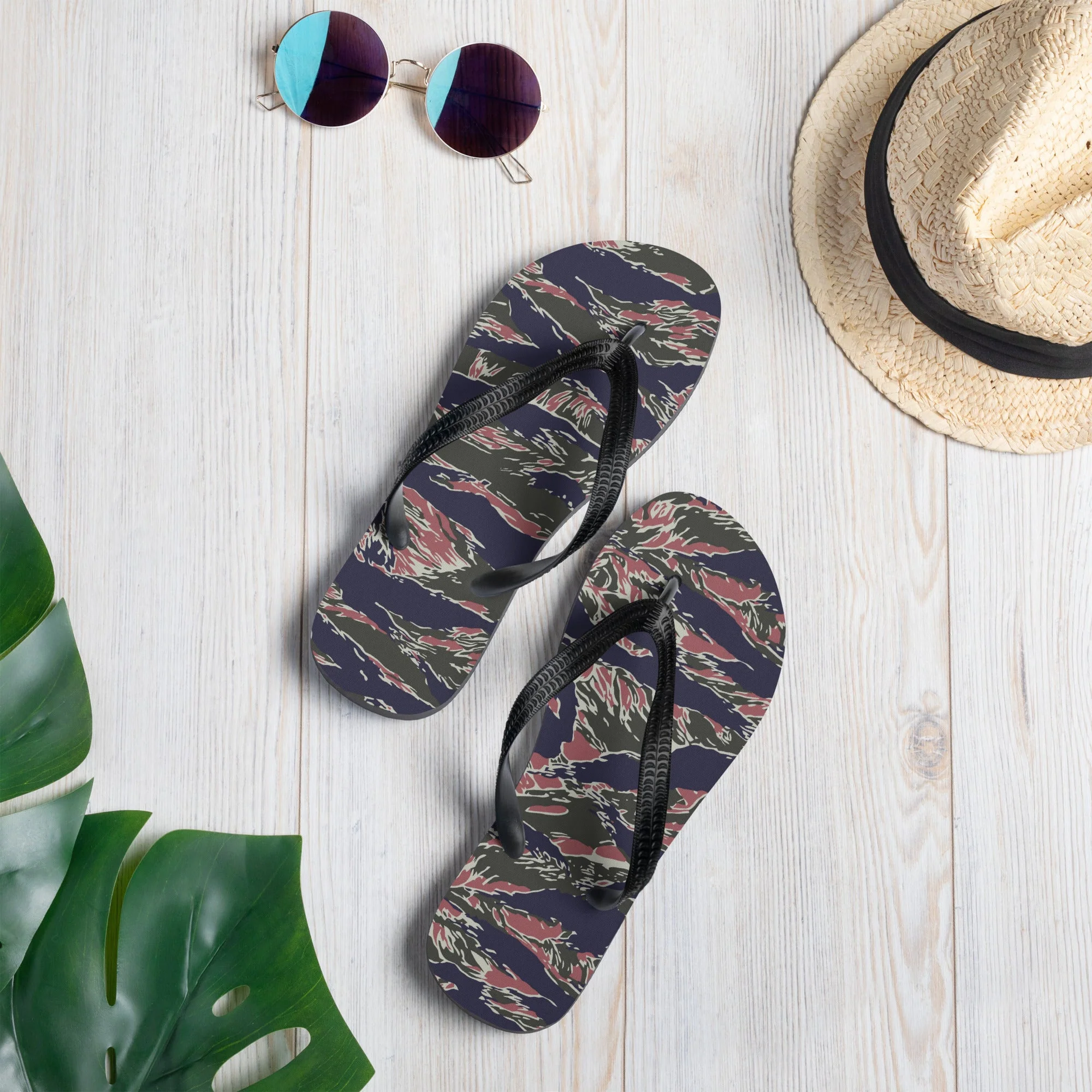 Thailand Tiger Stripe CAMO Flip-Flops