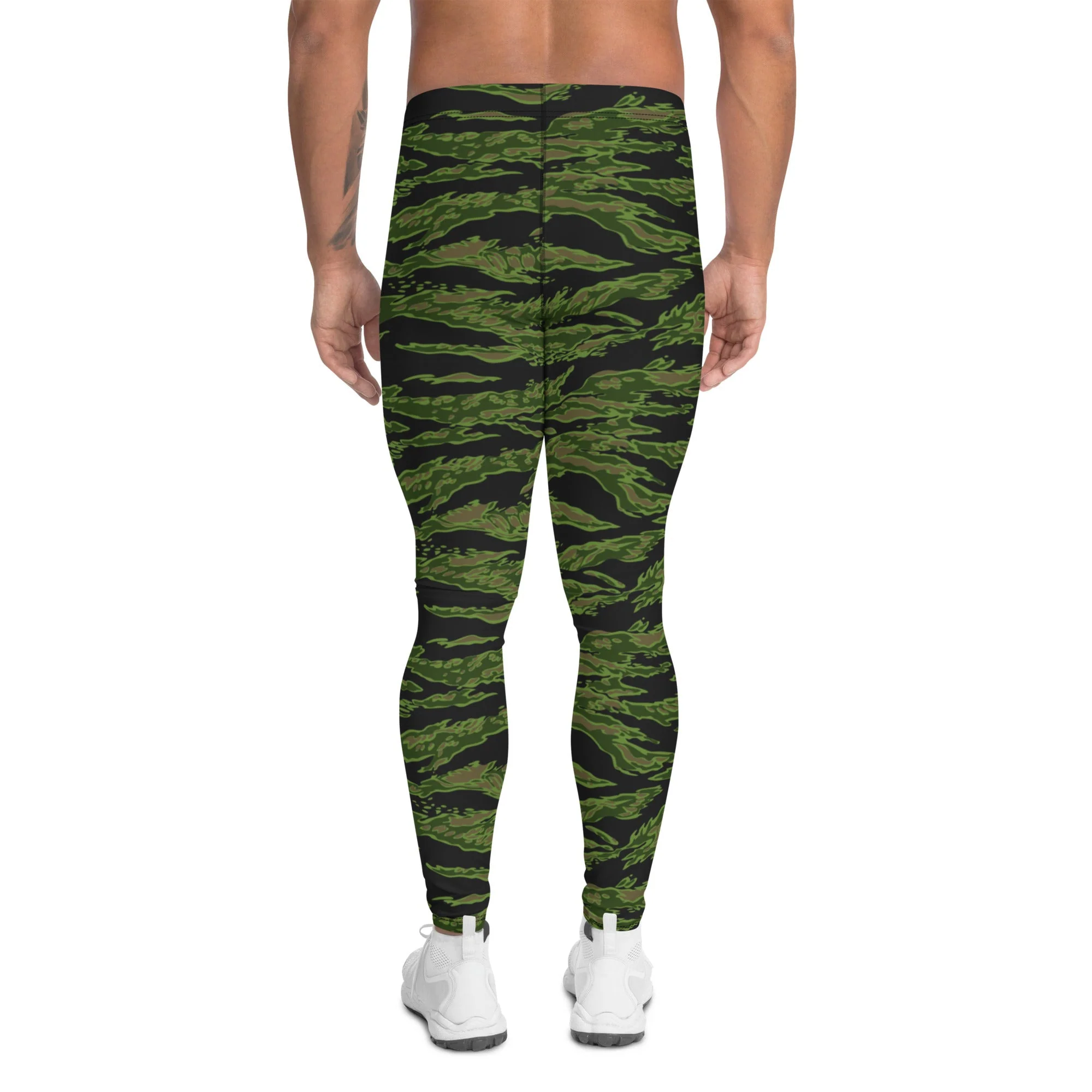 Canadian Tiger Stripe CAMO Mens Leggings - Image 2