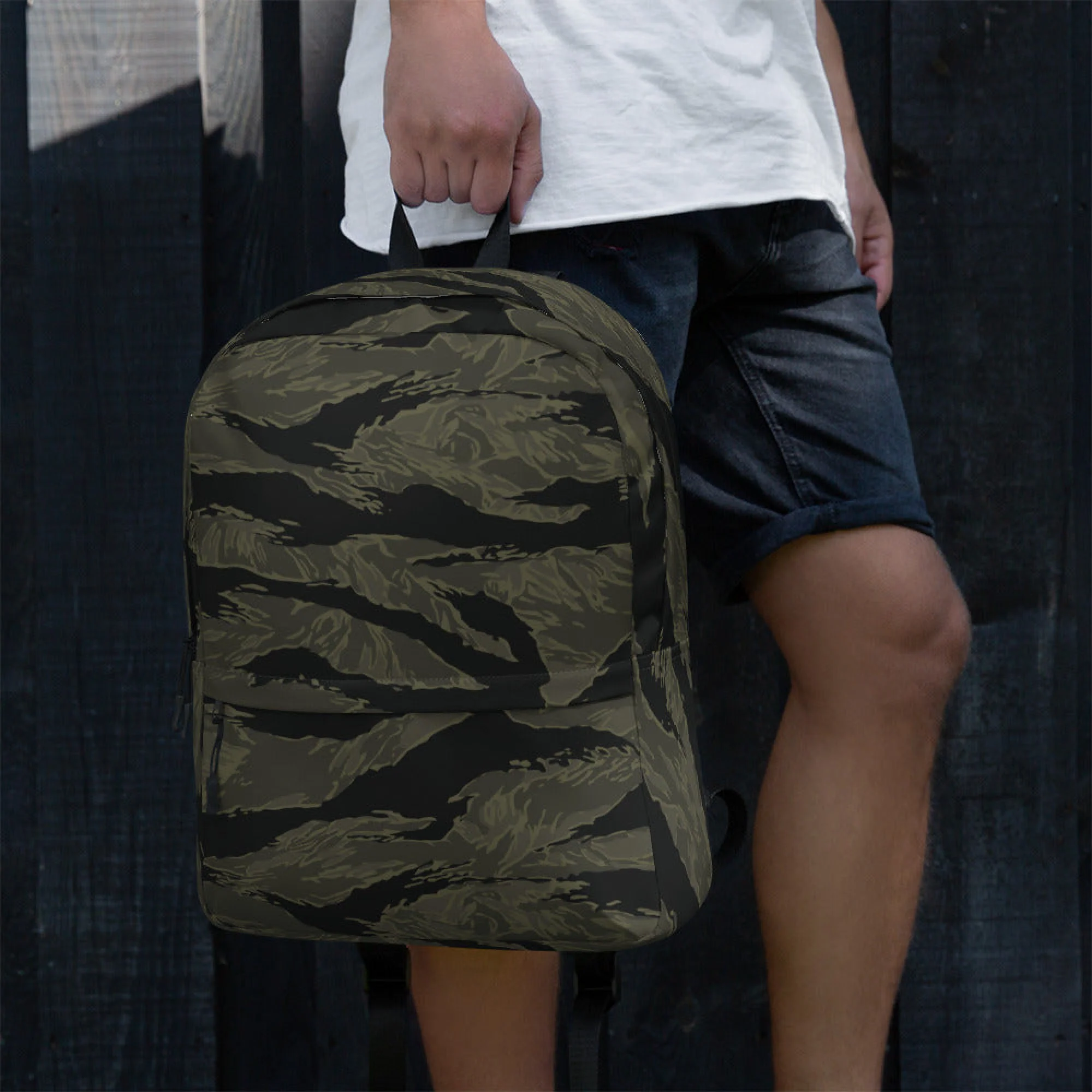 American Tiger Stripe Highland Triple Canopy CAMO Backpack - Image 2