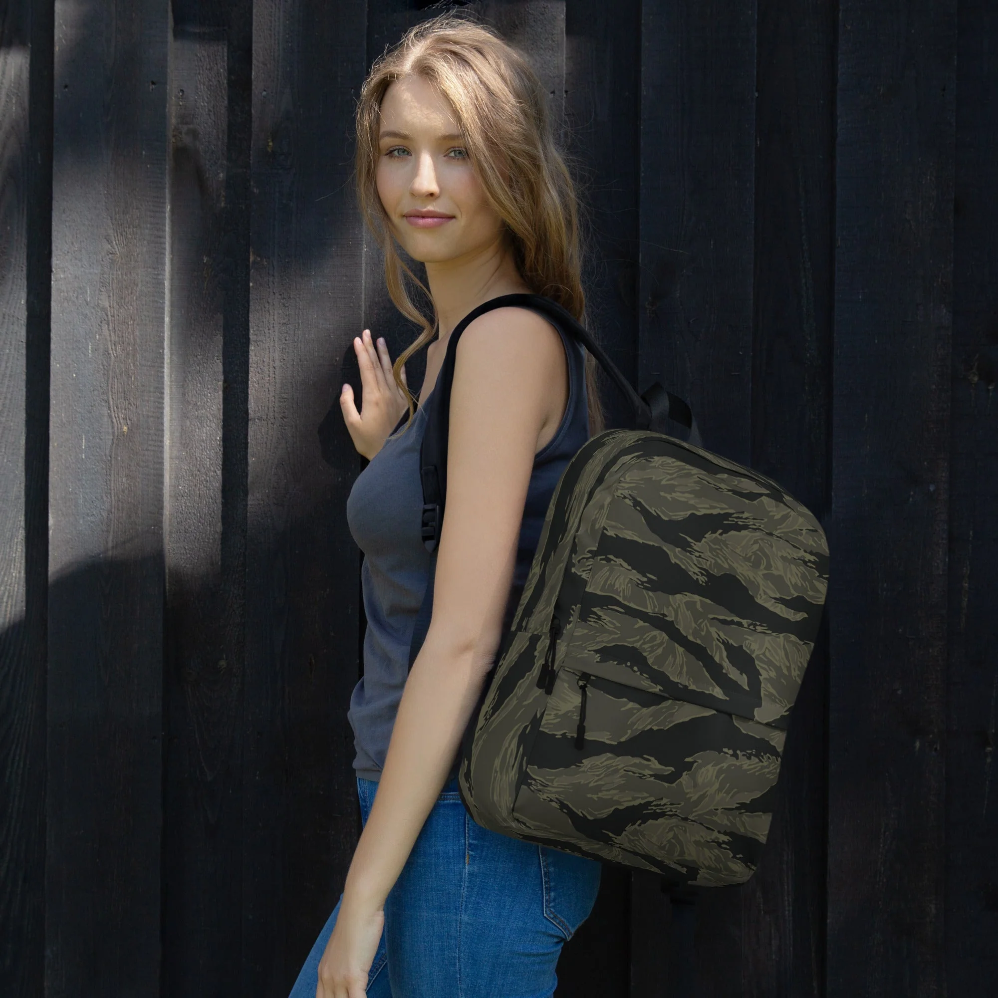 American Tiger Stripe Highland Triple Canopy CAMO Backpack - Image 3