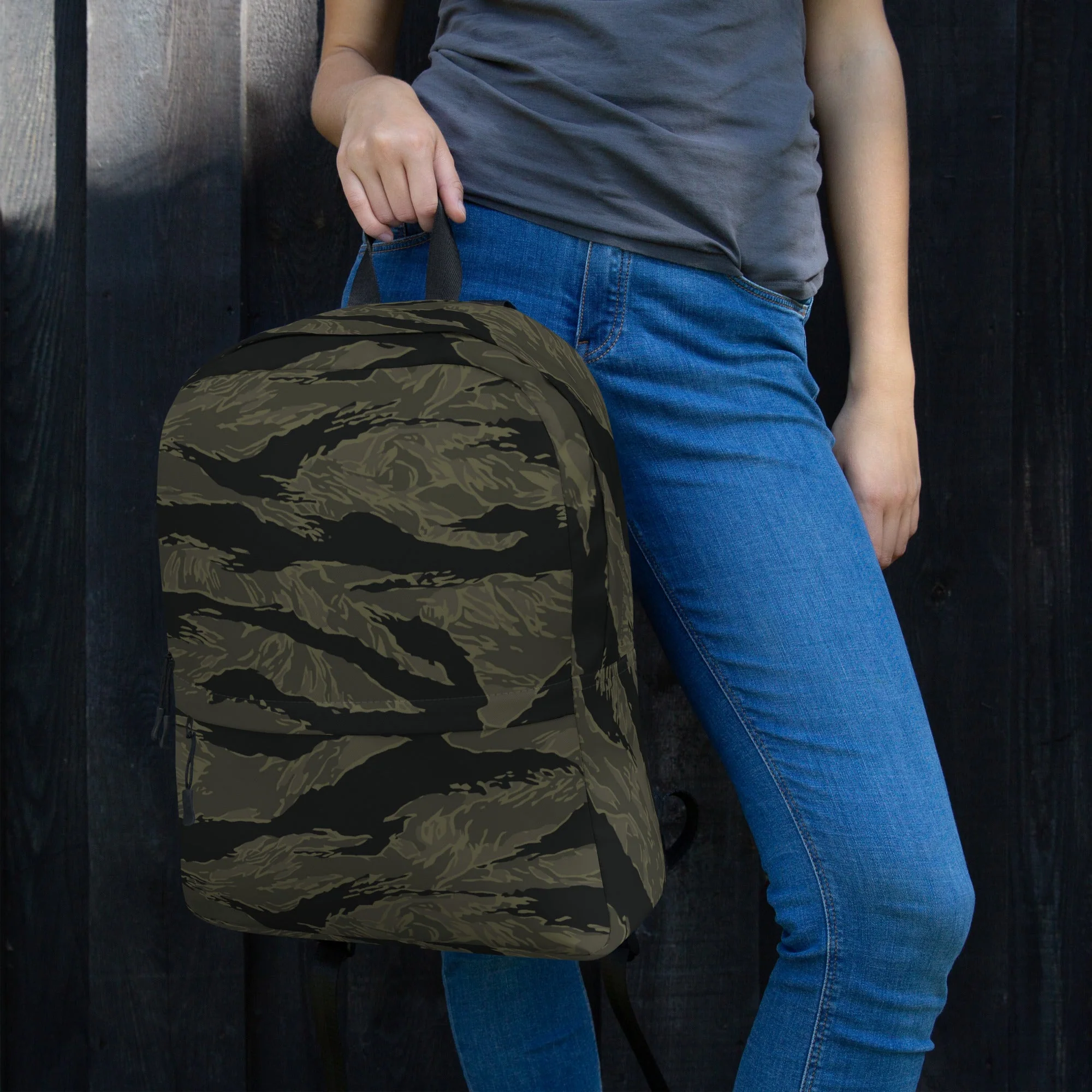 American Tiger Stripe Highland Triple Canopy CAMO Backpack - Image 4