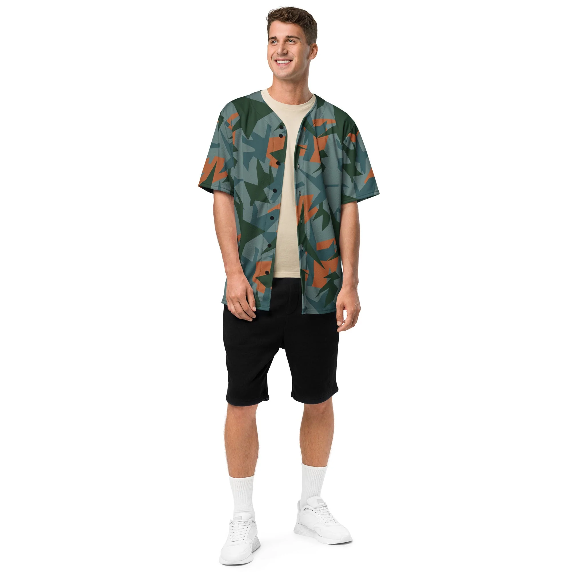 Titanfall Splinter Contrast CAMO Unisex Baseball Jersey - Image 14