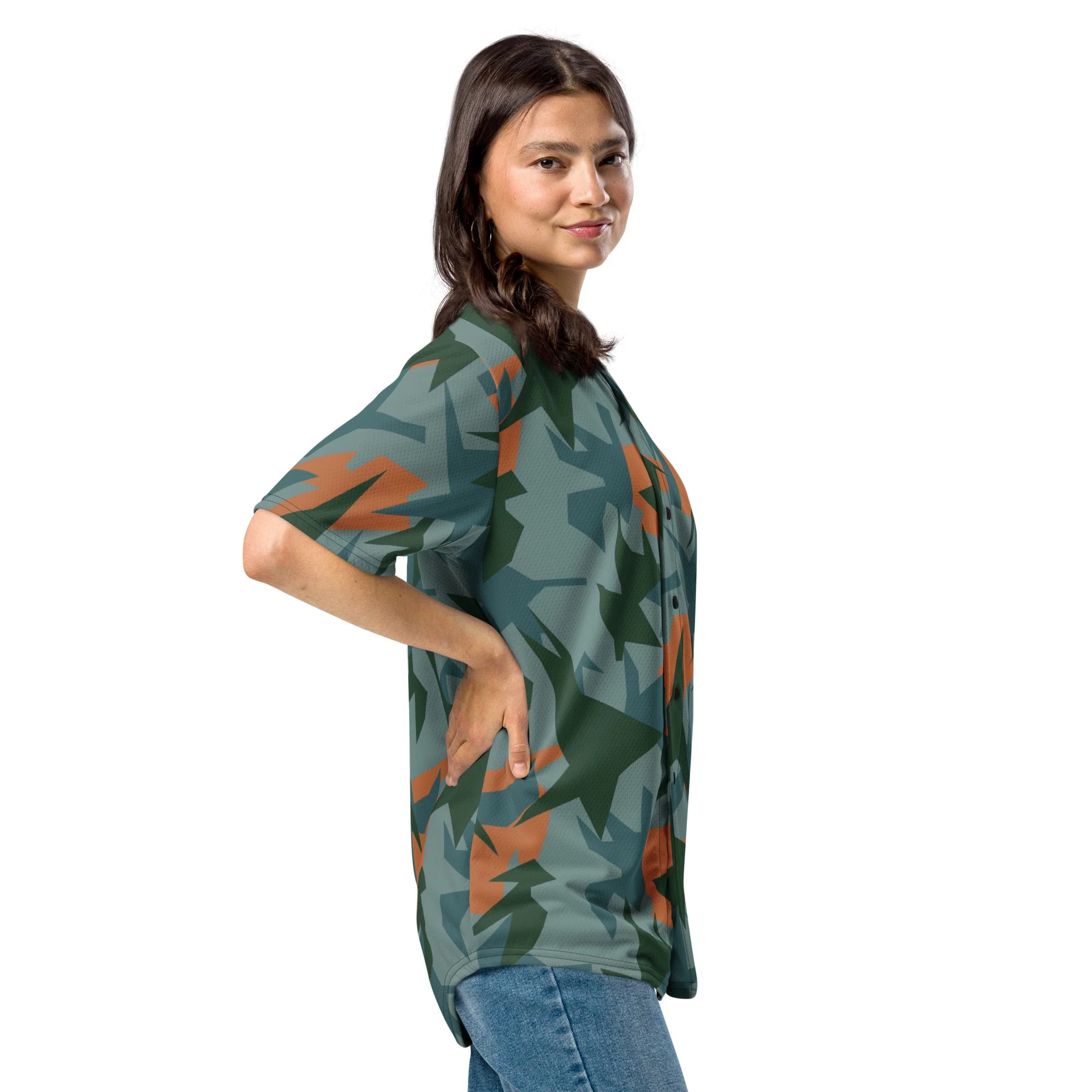 Titanfall Splinter Contrast CAMO Unisex Baseball Jersey - Image 2