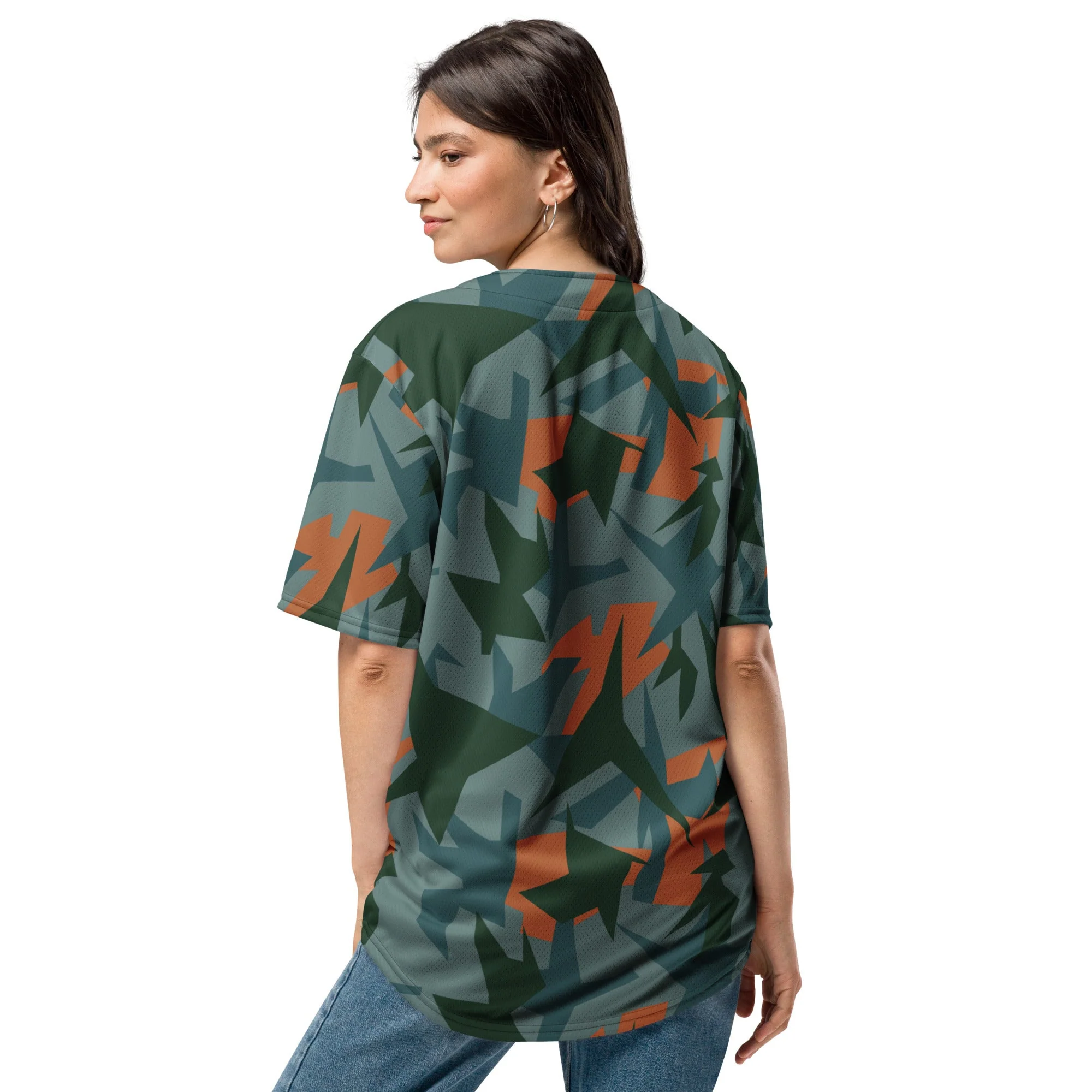 Titanfall Splinter Contrast CAMO Unisex Baseball Jersey - Image 4