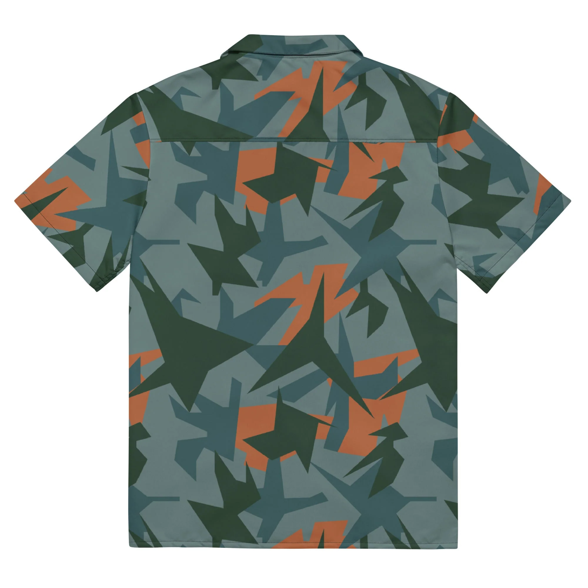 Titanfall Splinter Contrast CAMO Unisex Short-Sleeve Button Shirt - Image 8