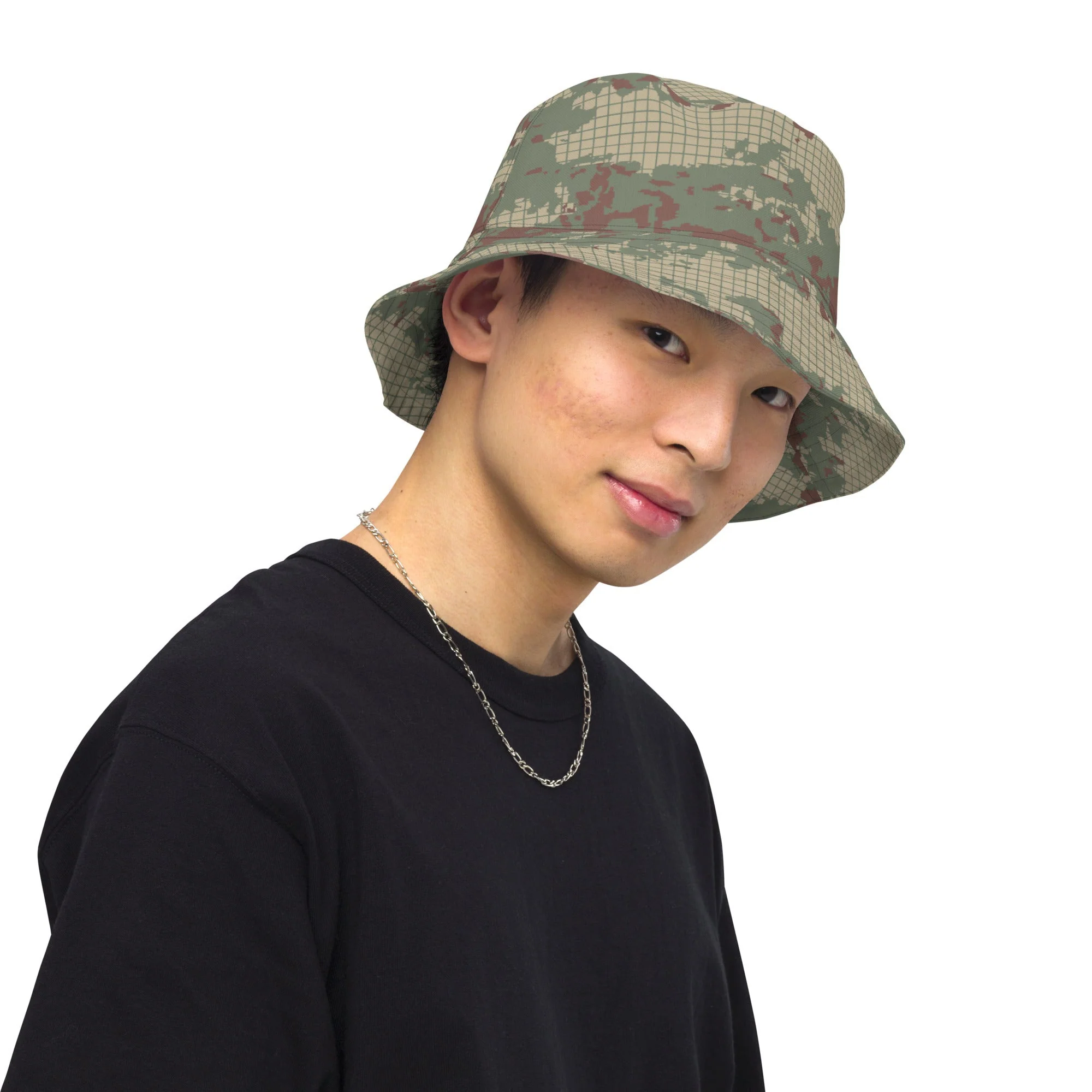 Turkish Multi-terrain CAMO Reversible Bucket Hat - Image 4