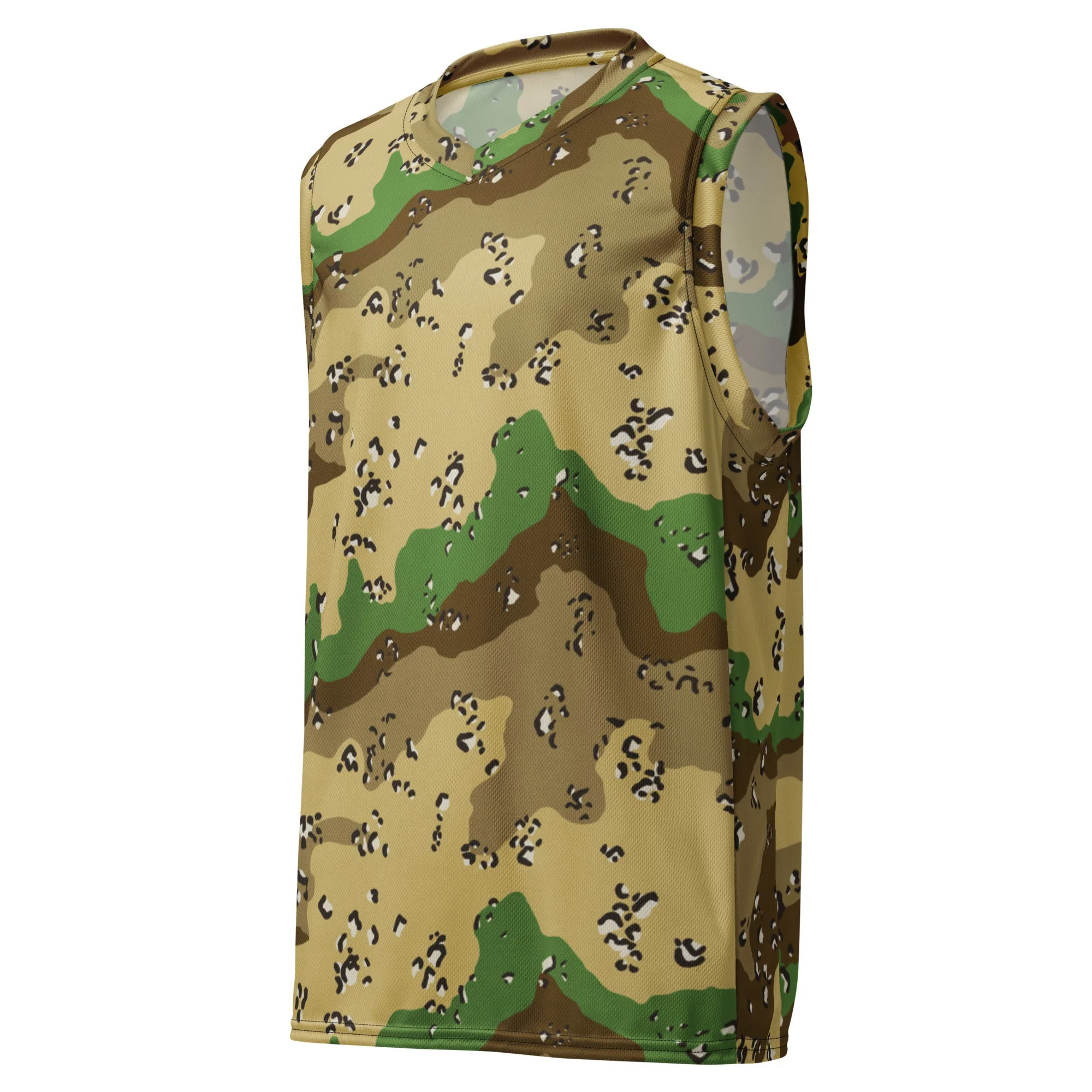 Turkmenistan Chocolate Chip CAMO Unisex Basketball Jersey - Image 10