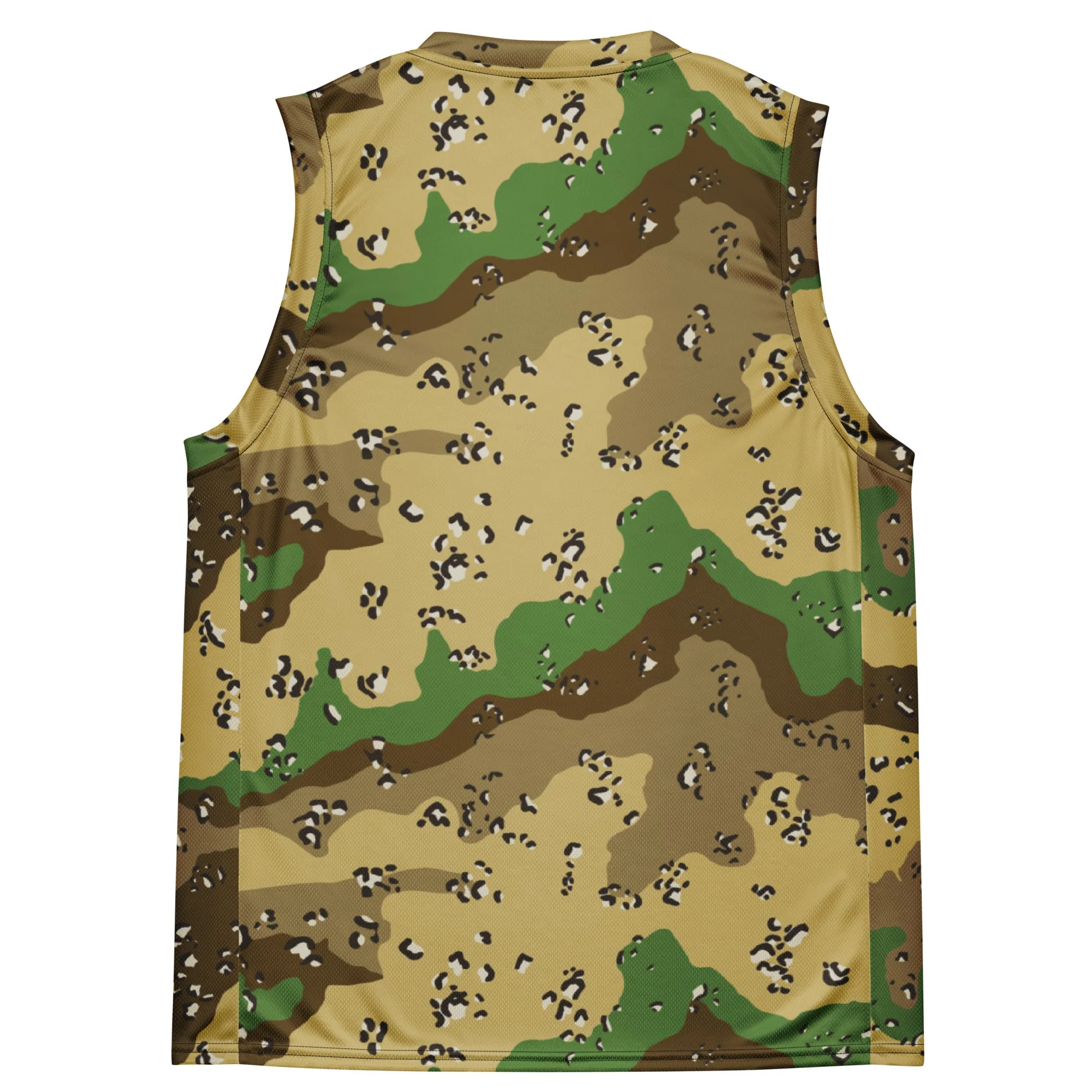 Turkmenistan Chocolate Chip CAMO Unisex Basketball Jersey - Image 4