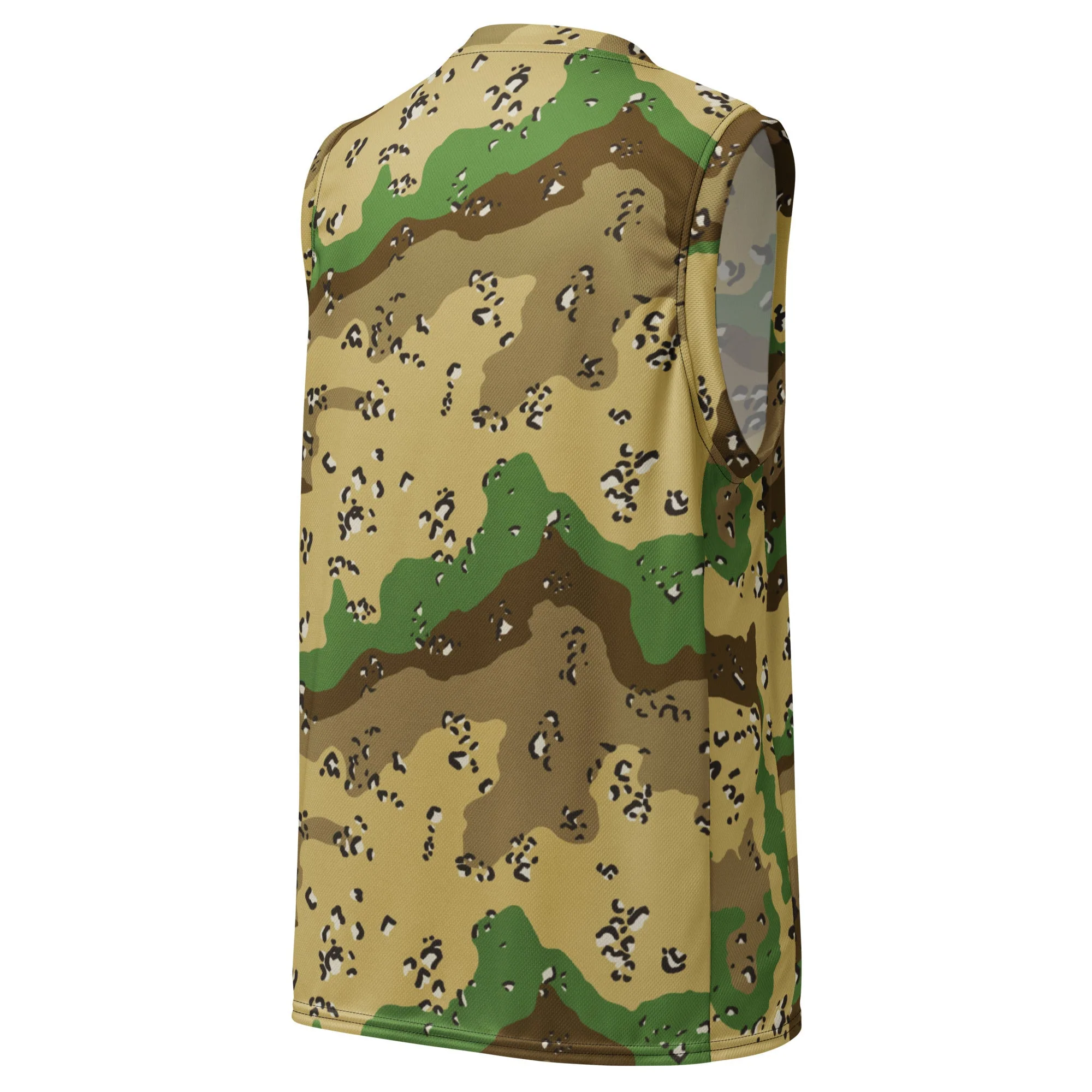 Turkmenistan Chocolate Chip CAMO Unisex Basketball Jersey - Image 5