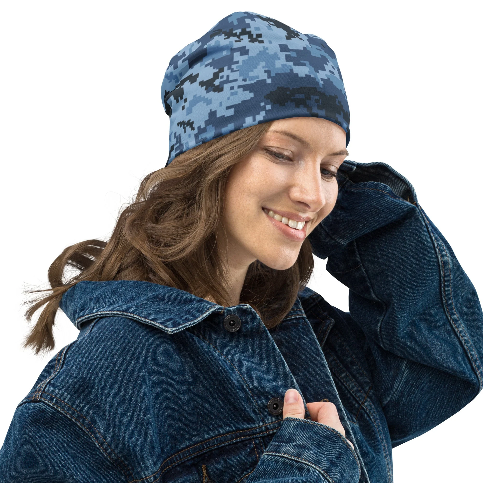 Ukrainian MM14 Navy CAMO Beanie - Image 3
