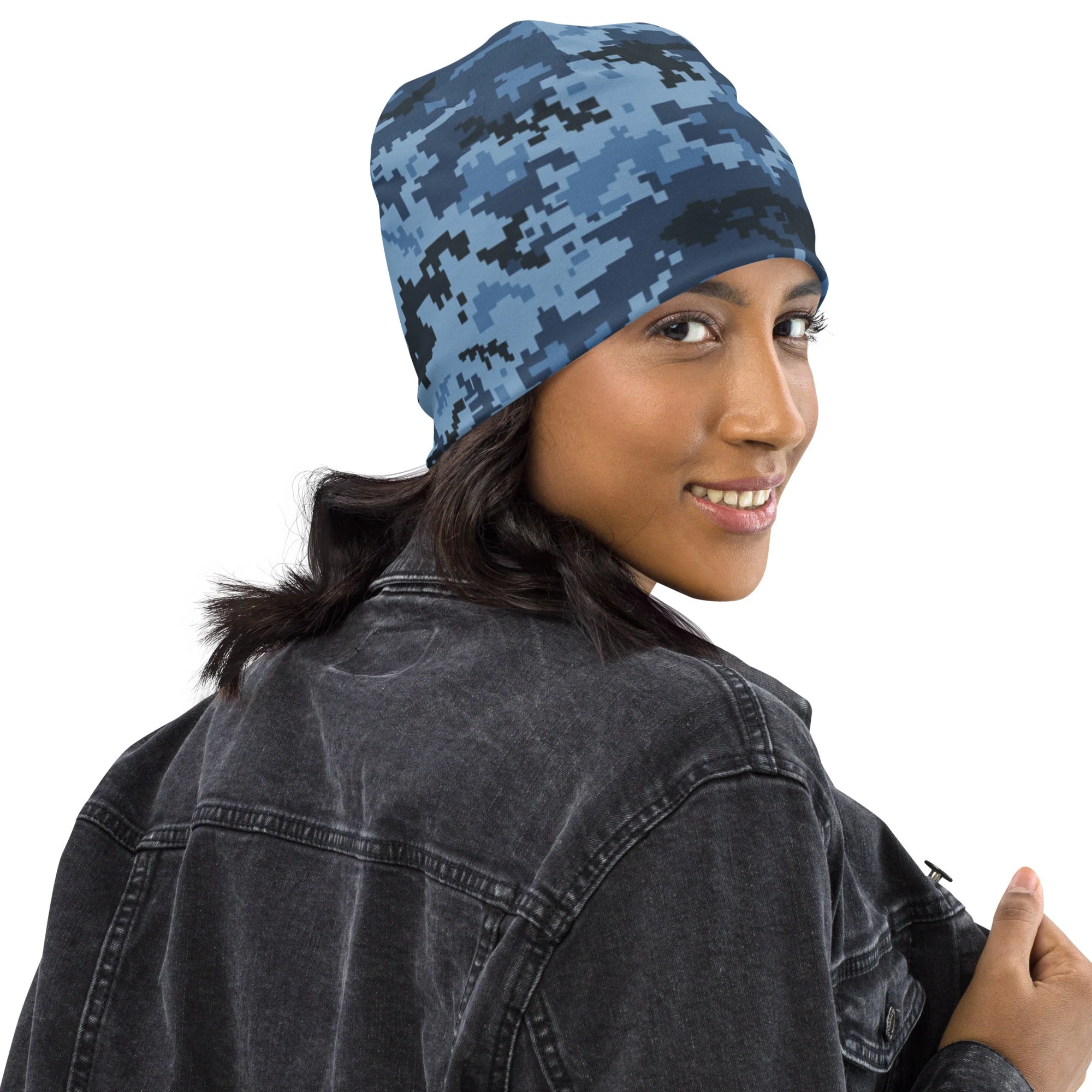 Ukrainian MM14 Navy CAMO Beanie - Image 4