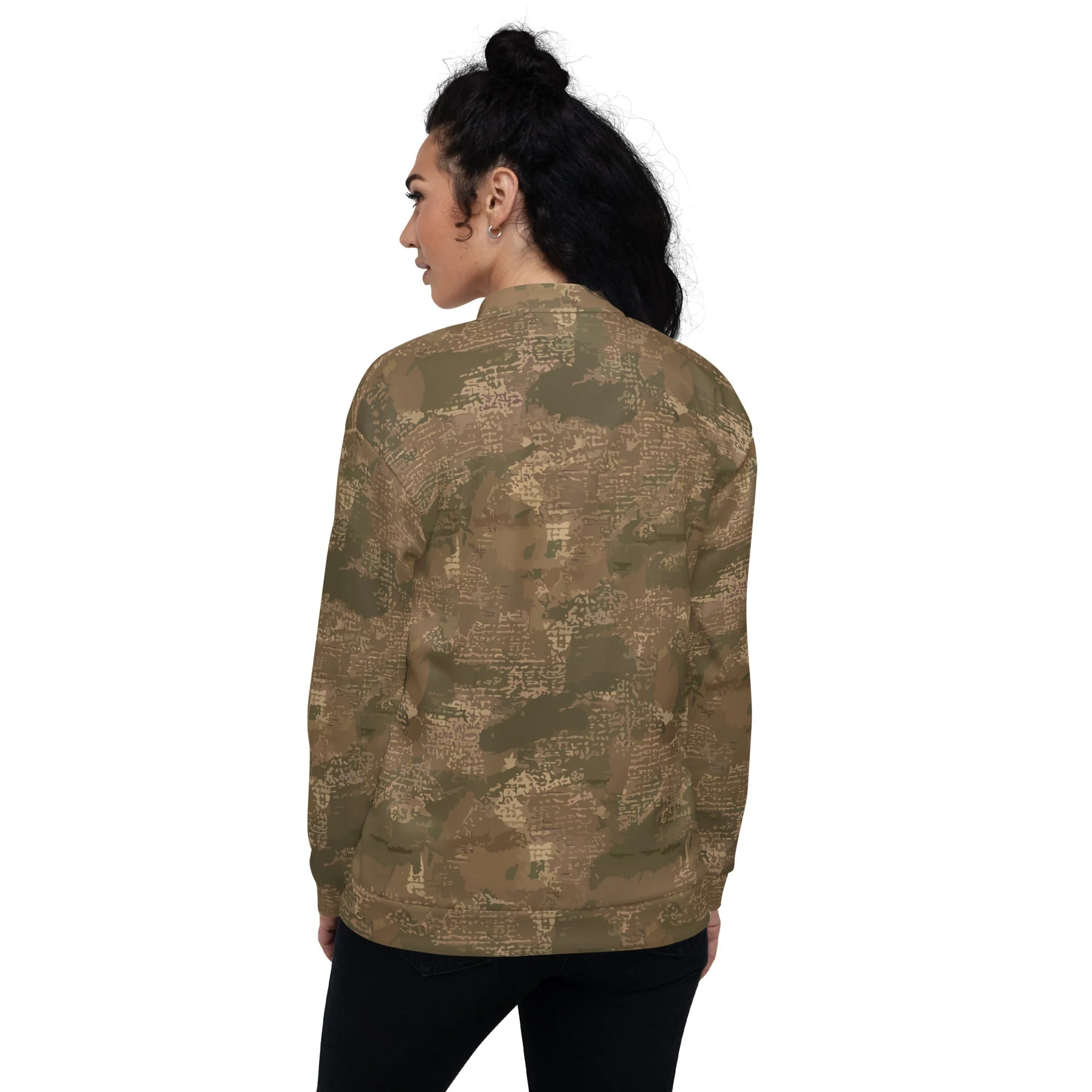 Ukrainian Varan CAMO Unisex Bomber Jacket - Image 5