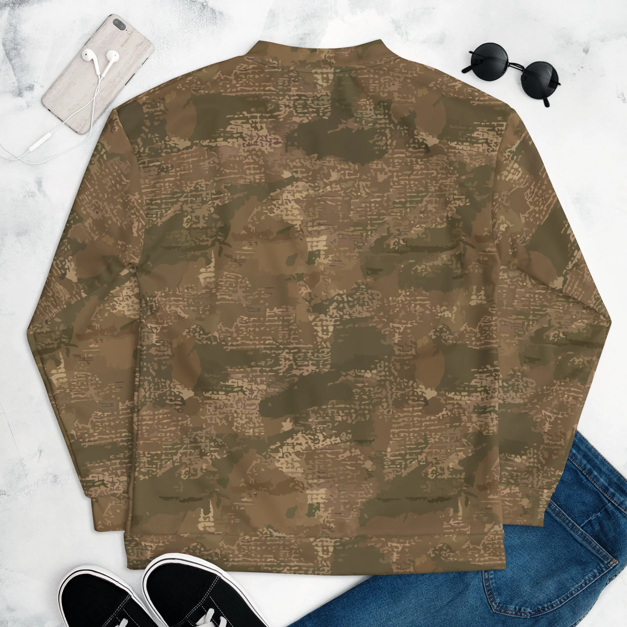 Ukrainian Varan CAMO Unisex Bomber Jacket - Image 8