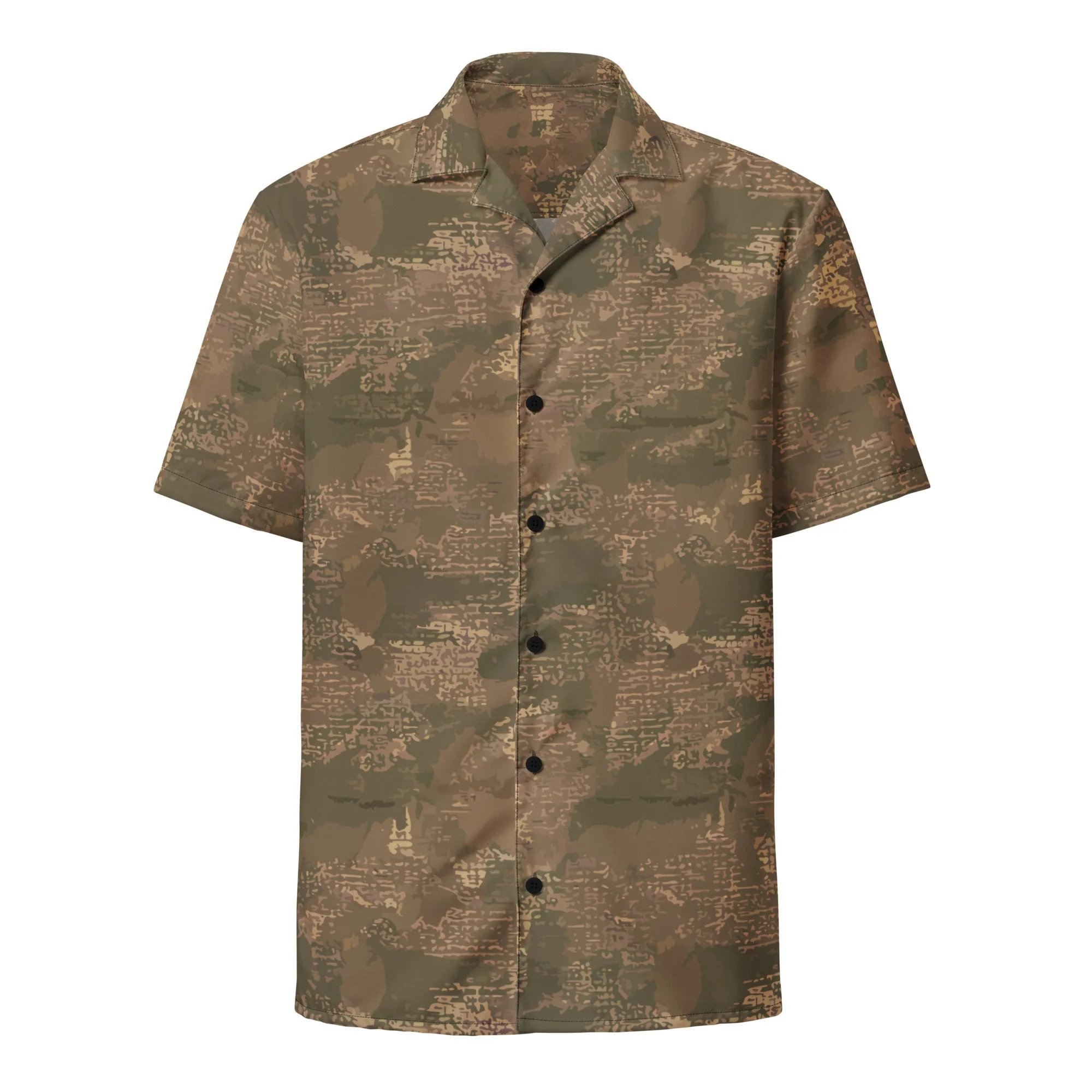Ukrainian Varan CAMO Unisex Short-Sleeve Button Shirt - Image 11