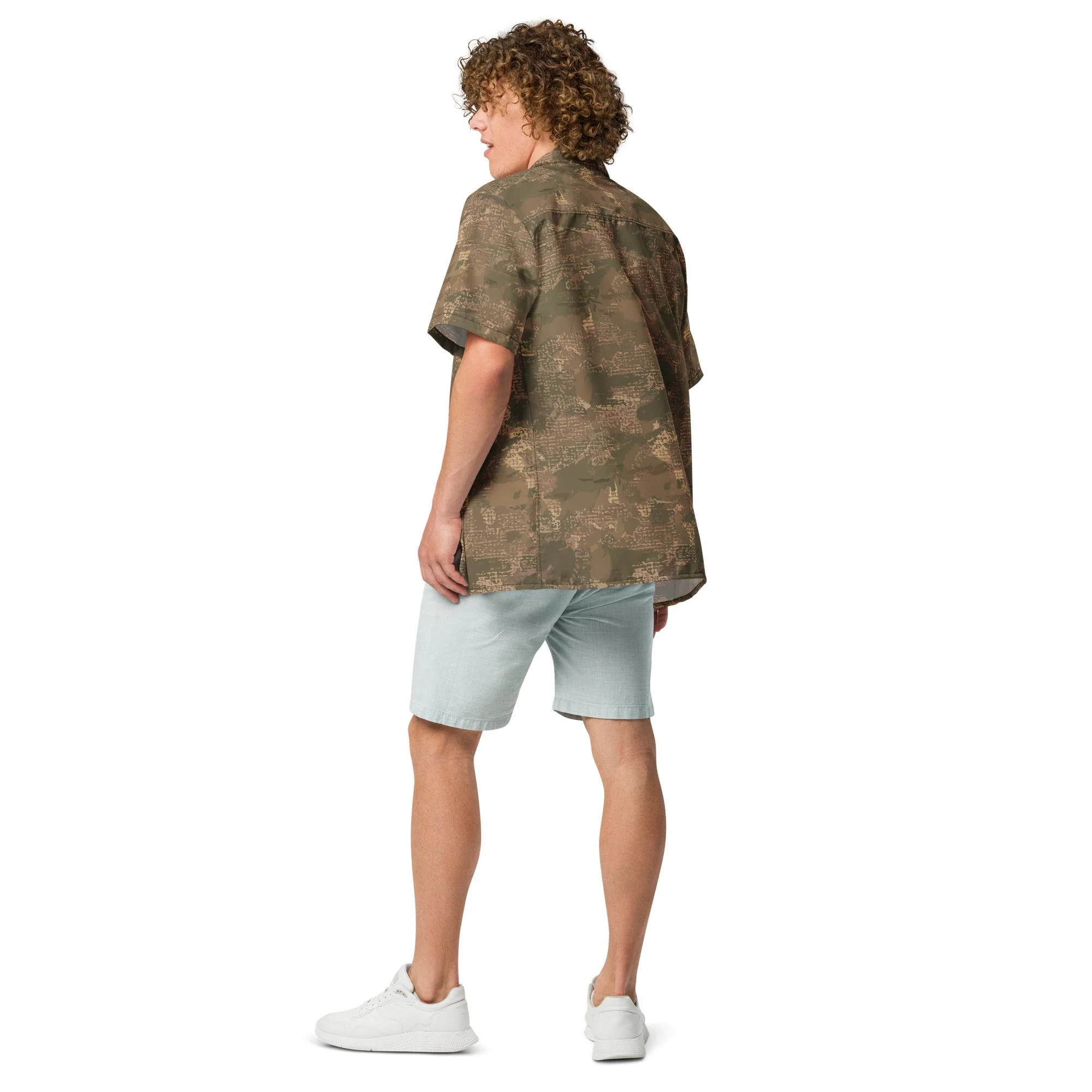 Ukrainian Varan CAMO Unisex Short-Sleeve Button Shirt - Image 7