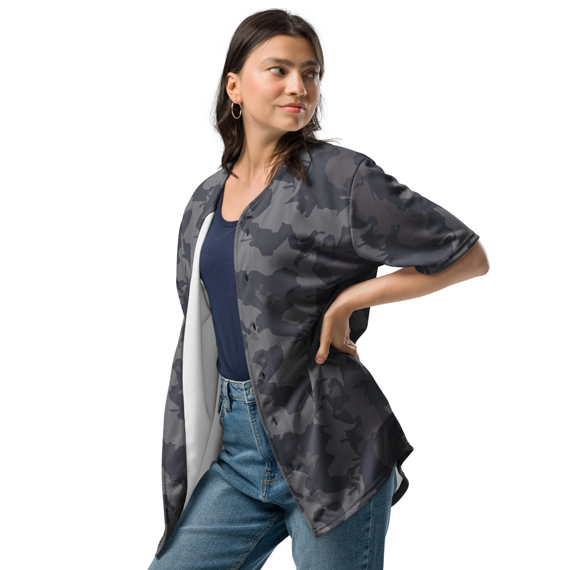 Modern Warfare Urban Rust CAMO Unisex Baseball Jersey - Image 3