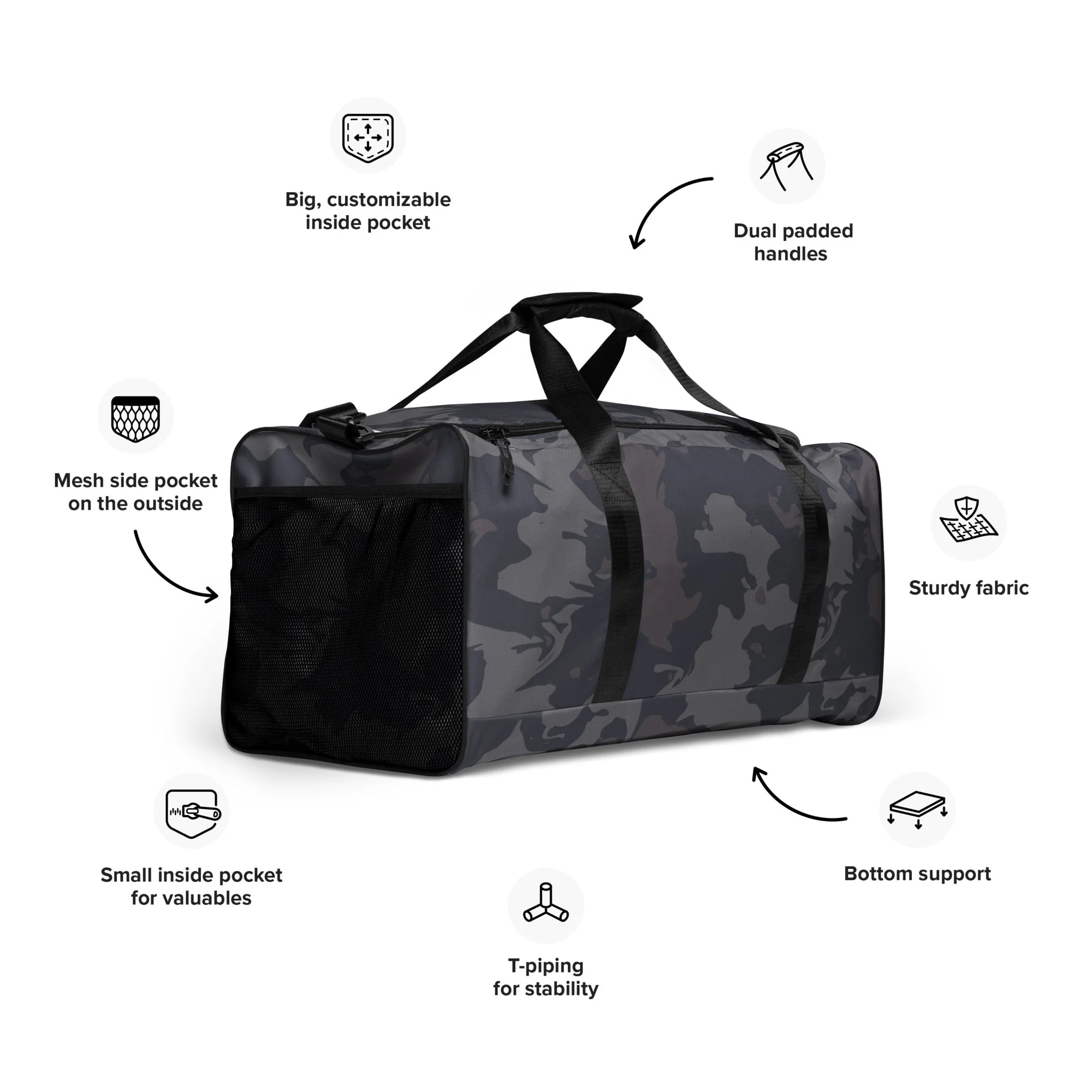 Modern Warfare Urban Rust CAMO Duffle Bag - Image 2