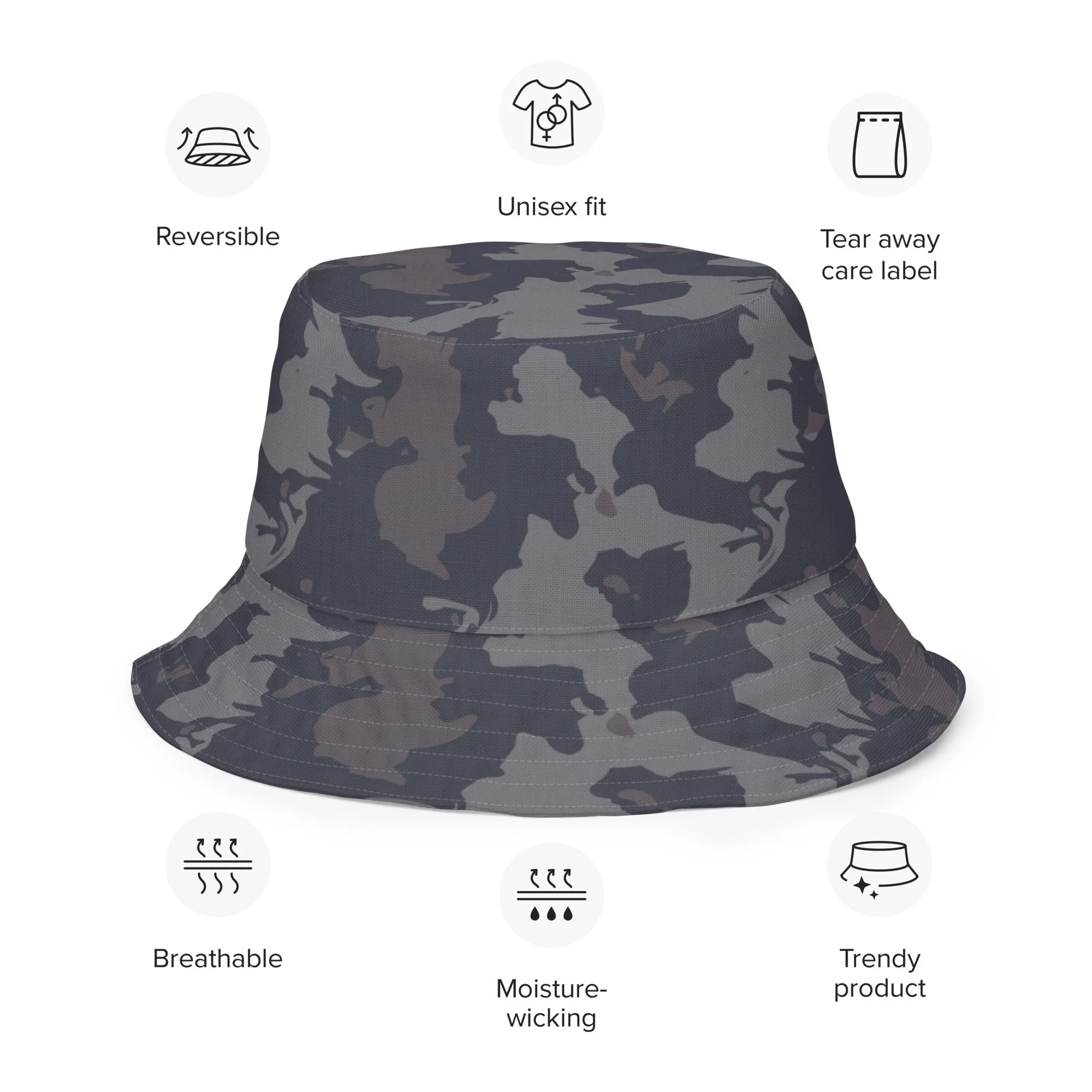 Modern Warfare Urban Rust CAMO Reversible Bucket Hat - Image 6