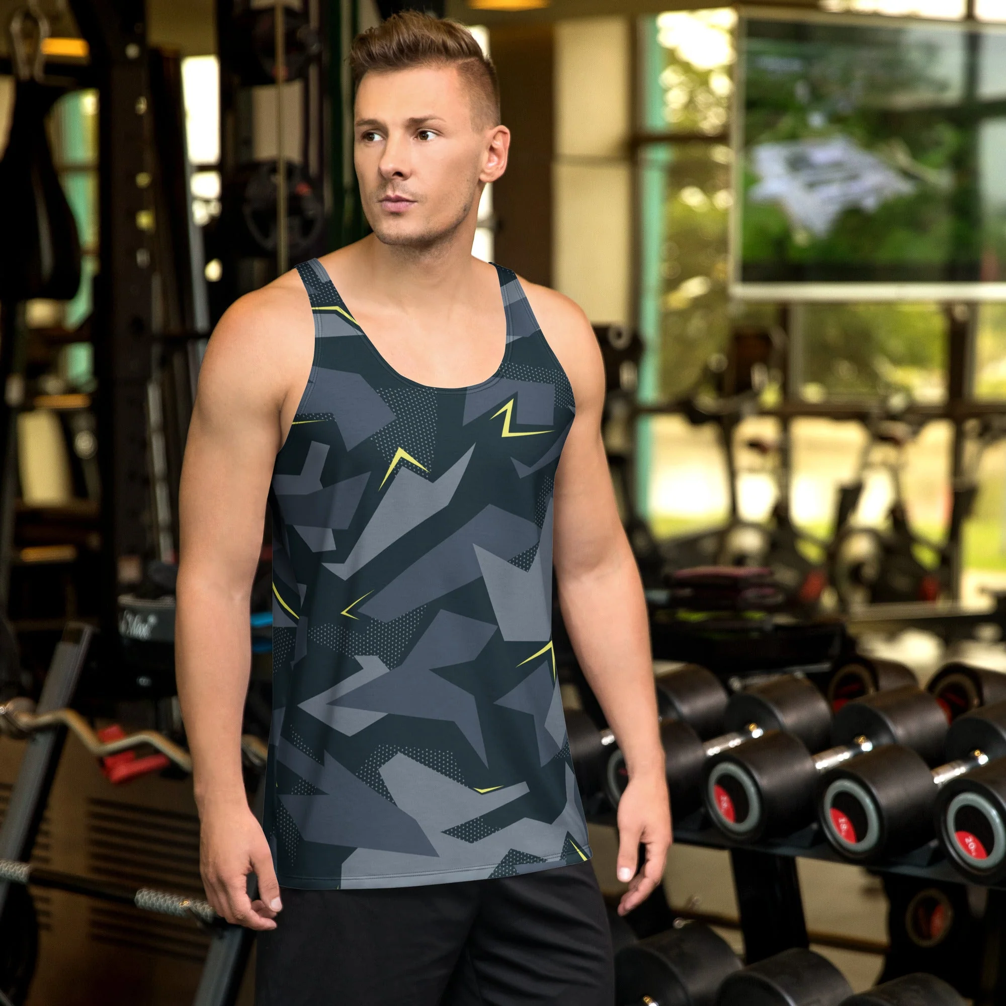 Urban Voltage CAMO Unisex Tank Top