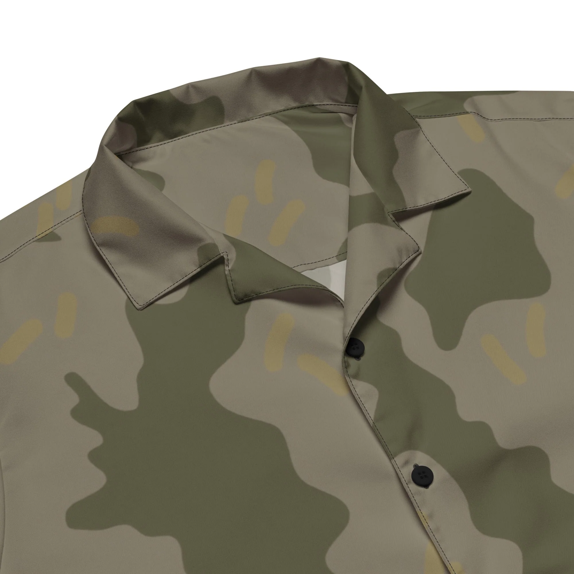 Warhammer 40k Imperial Guard Moebian 6th Regiment CAMO Unisex Short-Sleeve Button Shirt - Image 2
